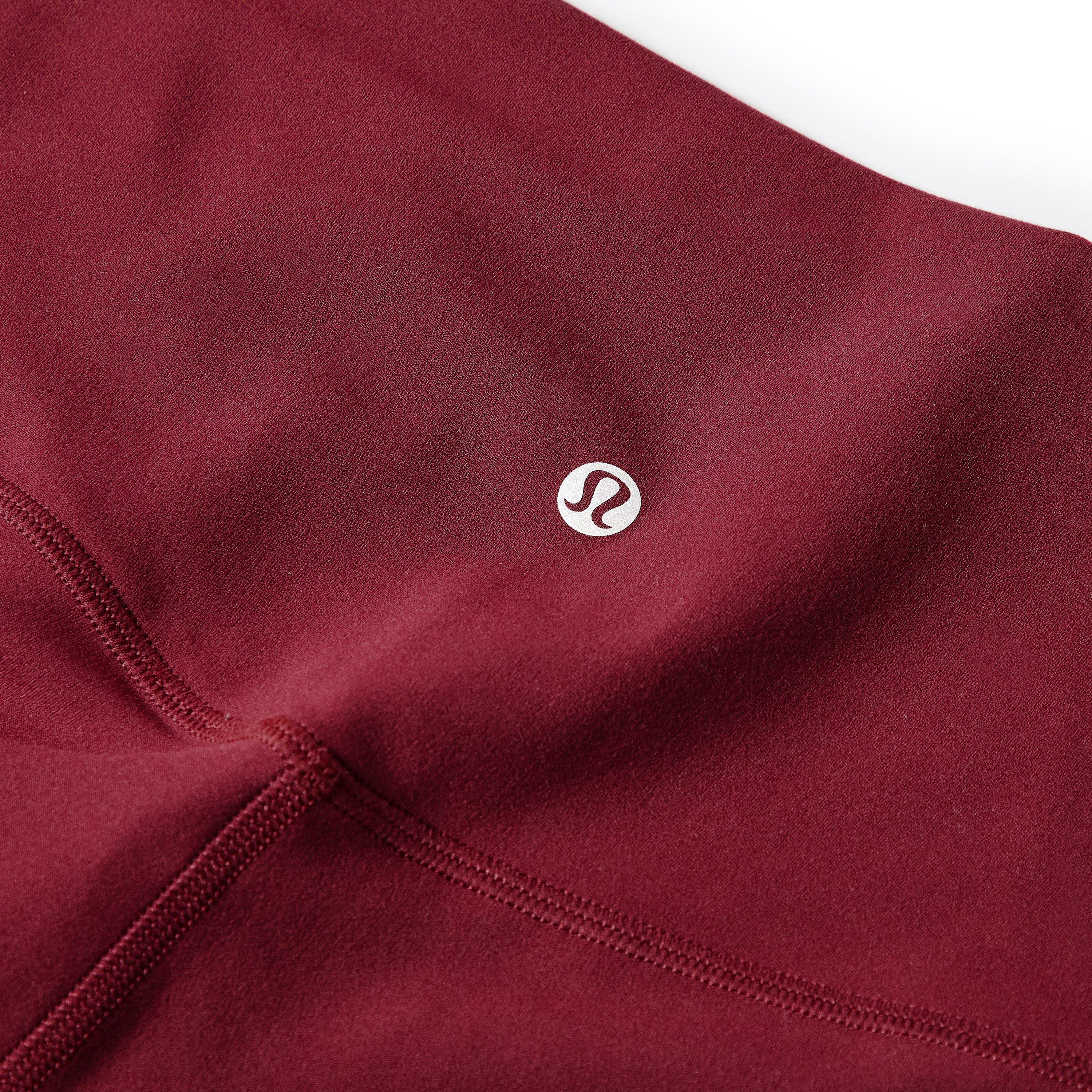 Burgundy Bay - Lululemon - Womens Nylon Align High Rise 25 Yoga Pants - 5