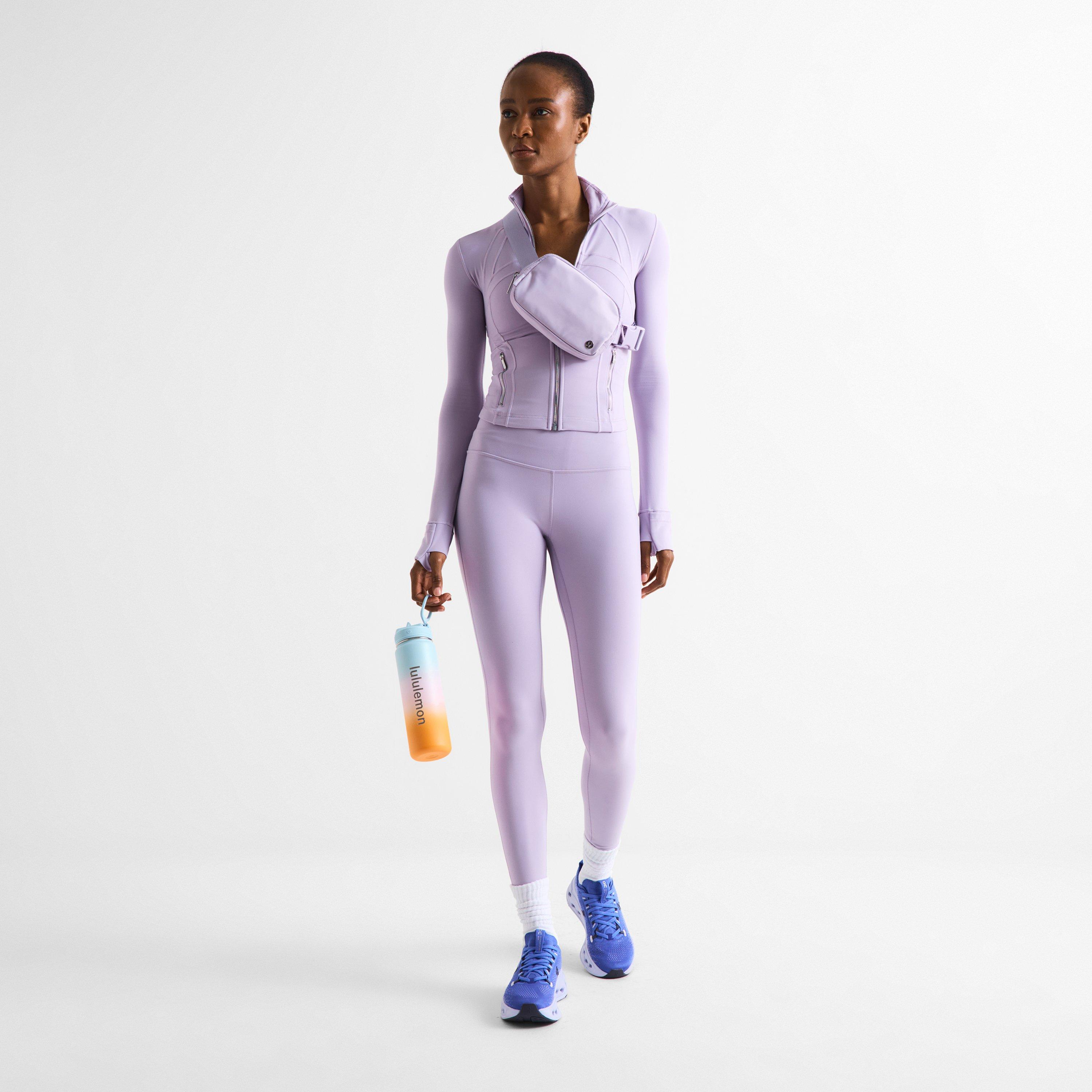 Lilac Play - Lululemon - Womens Nylon Align High Rise 25 Yoga Pants - 6
