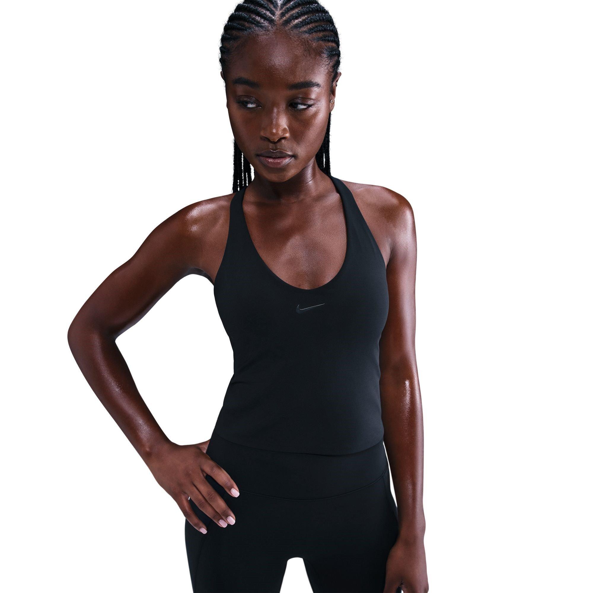 Nike Women's Unvrsa Tank Bra Ld61 - Blk/Ant/Smk Gry - 14 (L)