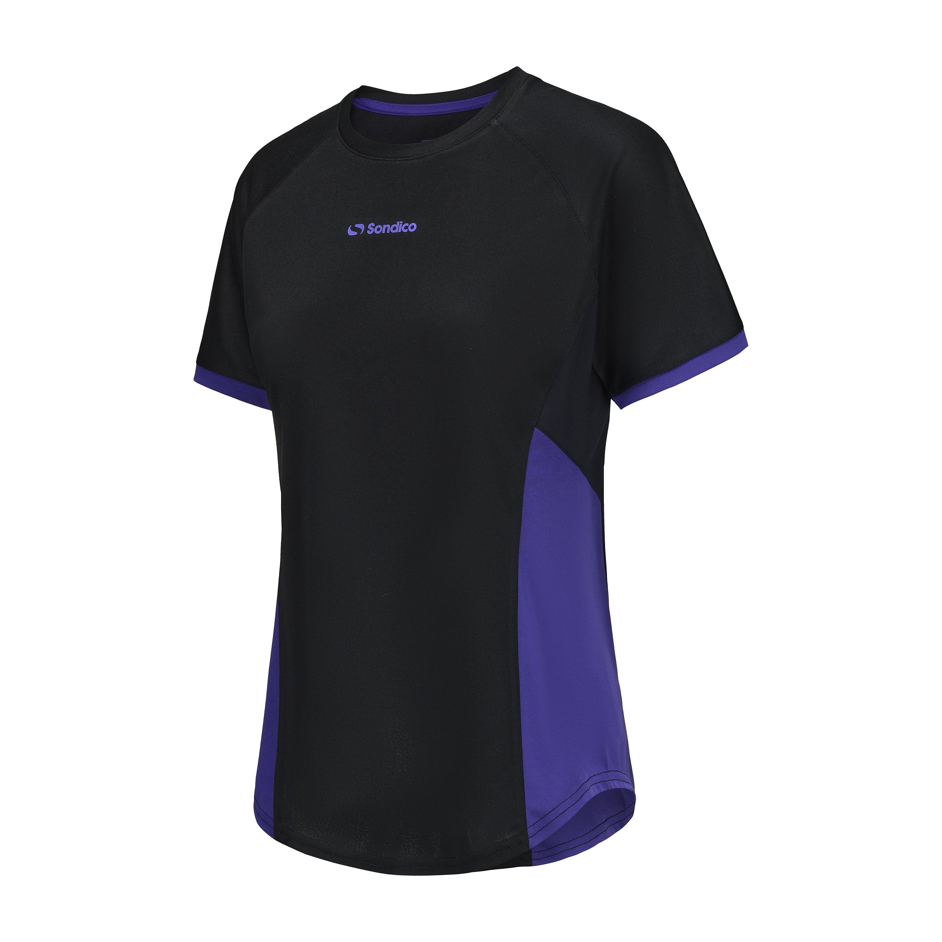 Black/Purple - Sondico - Football T-Shirts Womens - 2