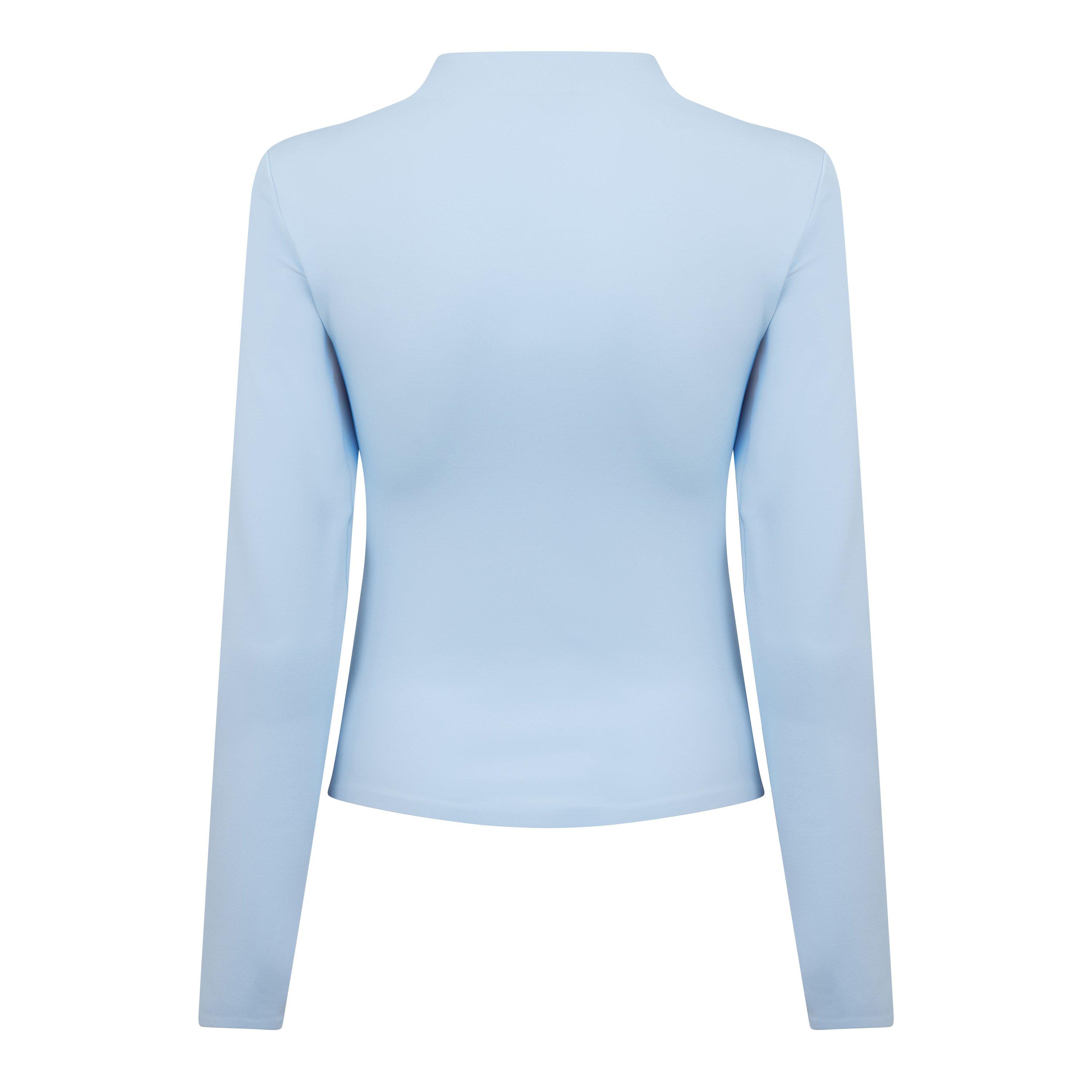 Nike Lux | Women's Mock-Neck Jersey Slim-Fit Long-Sleeve T-Shirt