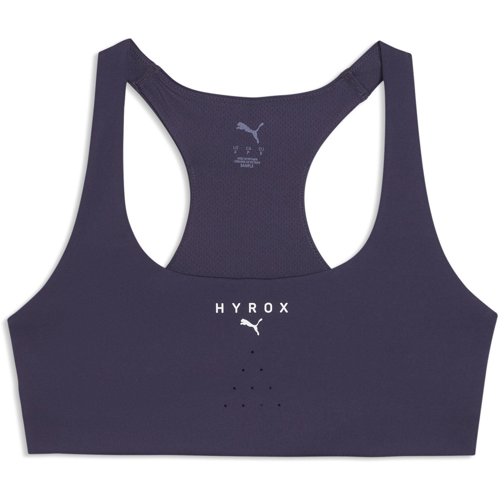 Puma Women's Deep Plum Hyrox Tech Bra