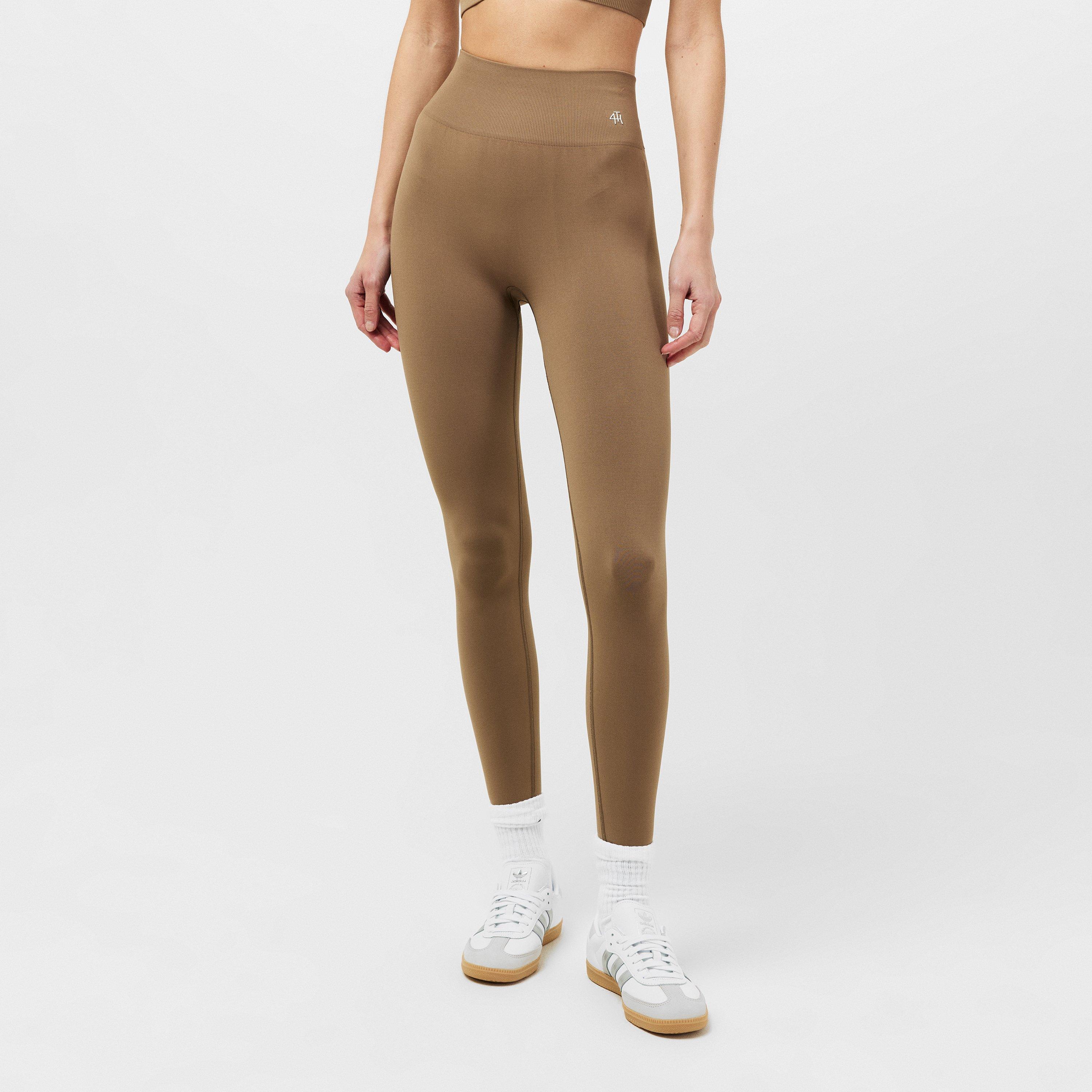 Mocha - 4th and Reckless - Women's Tyler Seam Performance Gym Legging - 3