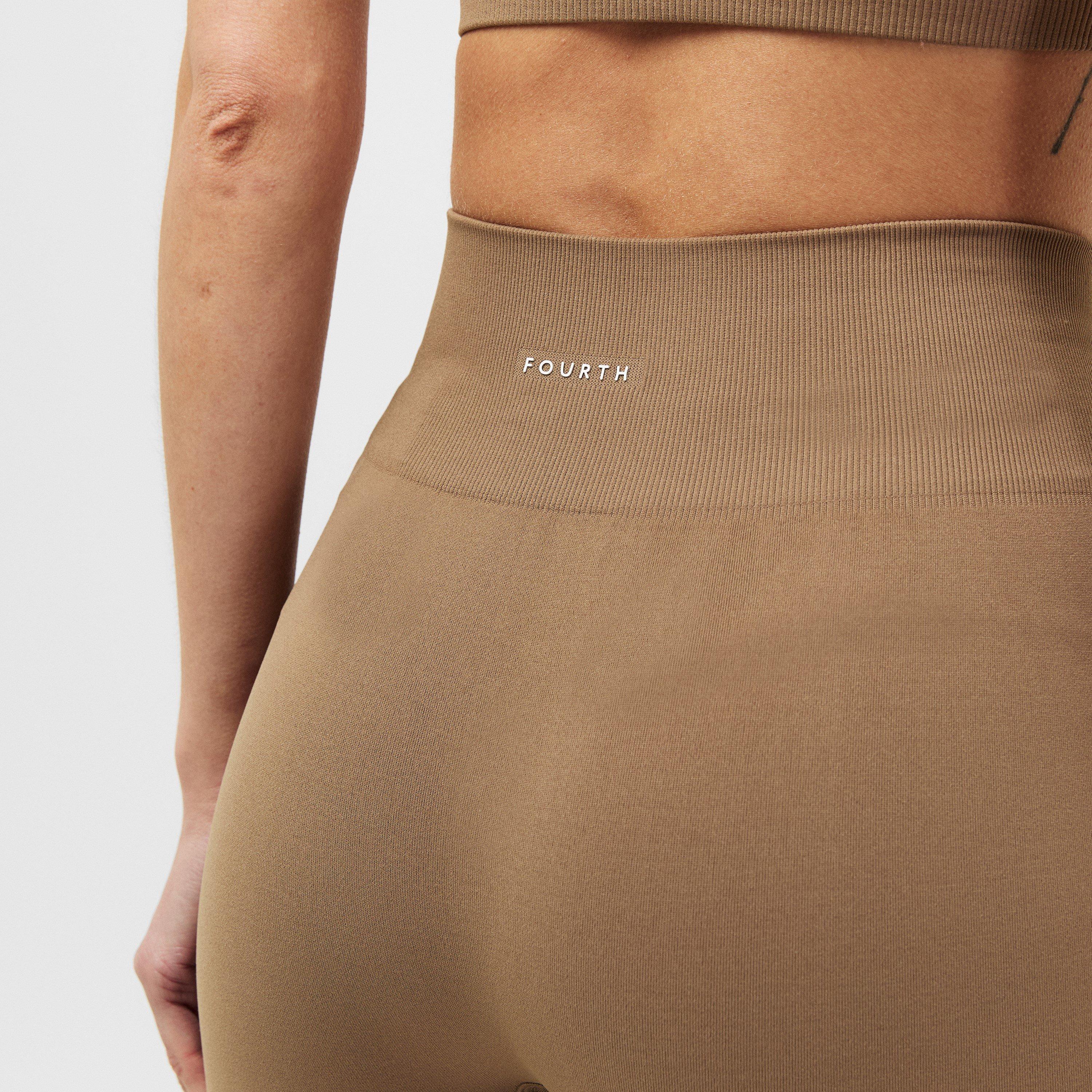 Mocha - 4th and Reckless - Women's Tyler Seam Performance Gym Legging - 5