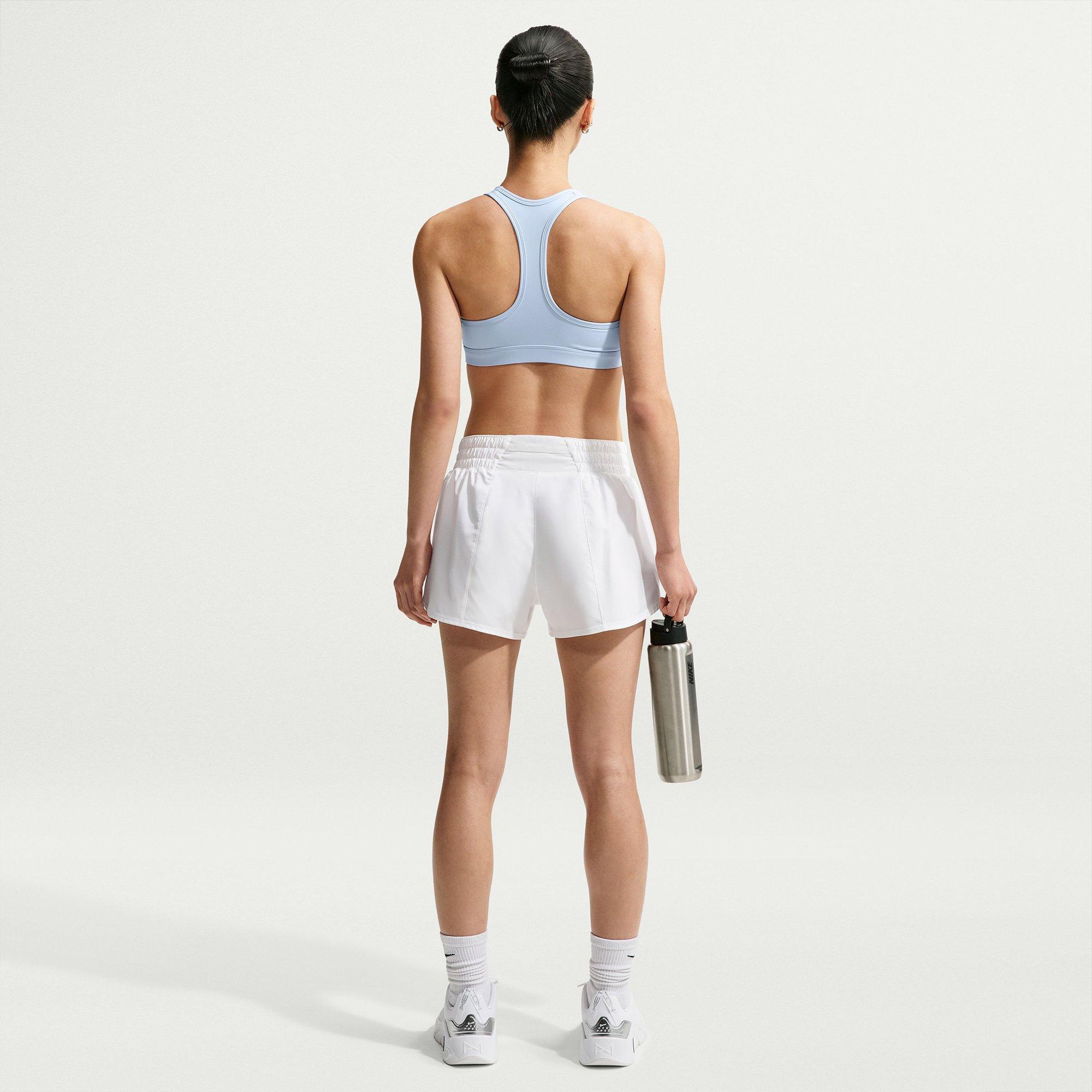 Blue/Stone/Wht - Nike - Swoosh Womens Medium Support Sports Bra - 6