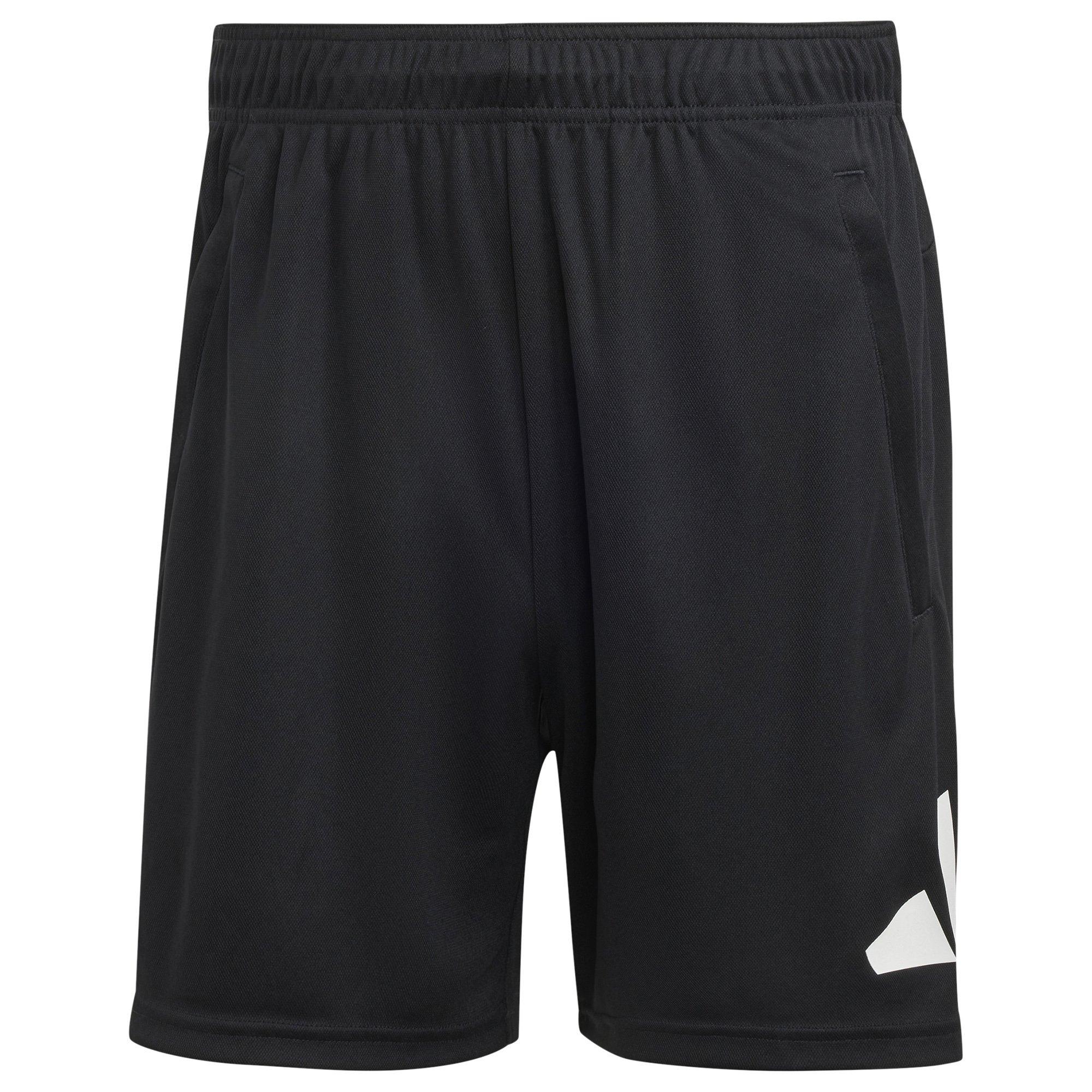 Black/White - adidas - Essentials Logo Mens Performance Shorts - 1