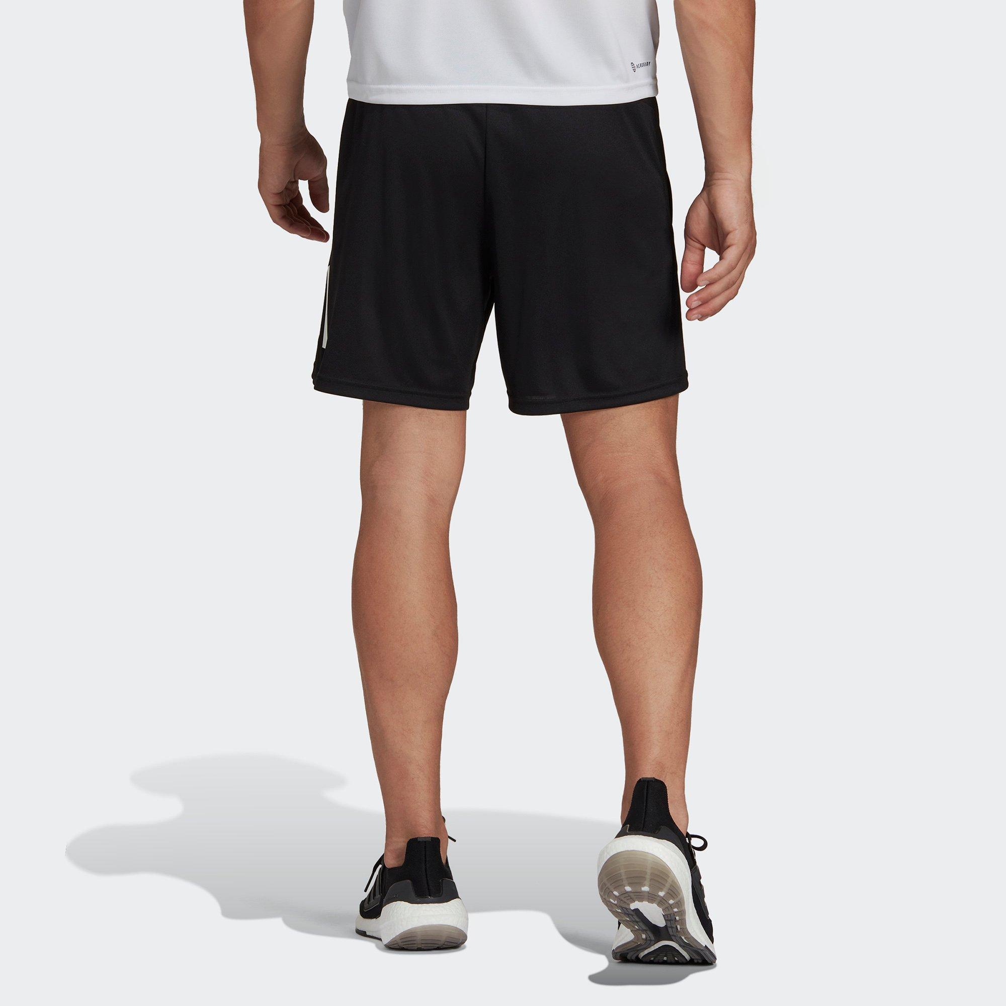 Black/White - adidas - Essentials Logo Mens Performance Shorts - 3