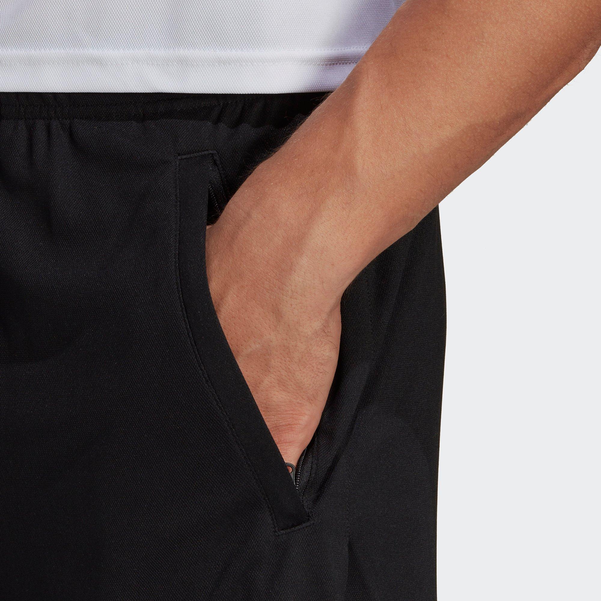 Black/White - adidas - Essentials Logo Mens Performance Shorts - 5