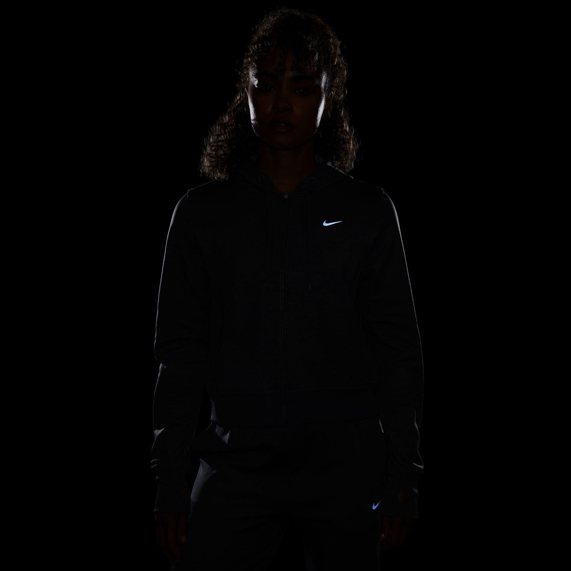 Carbon Heather - Nike - Nike W NK 1 TF FZ Hd Ld99 - 9