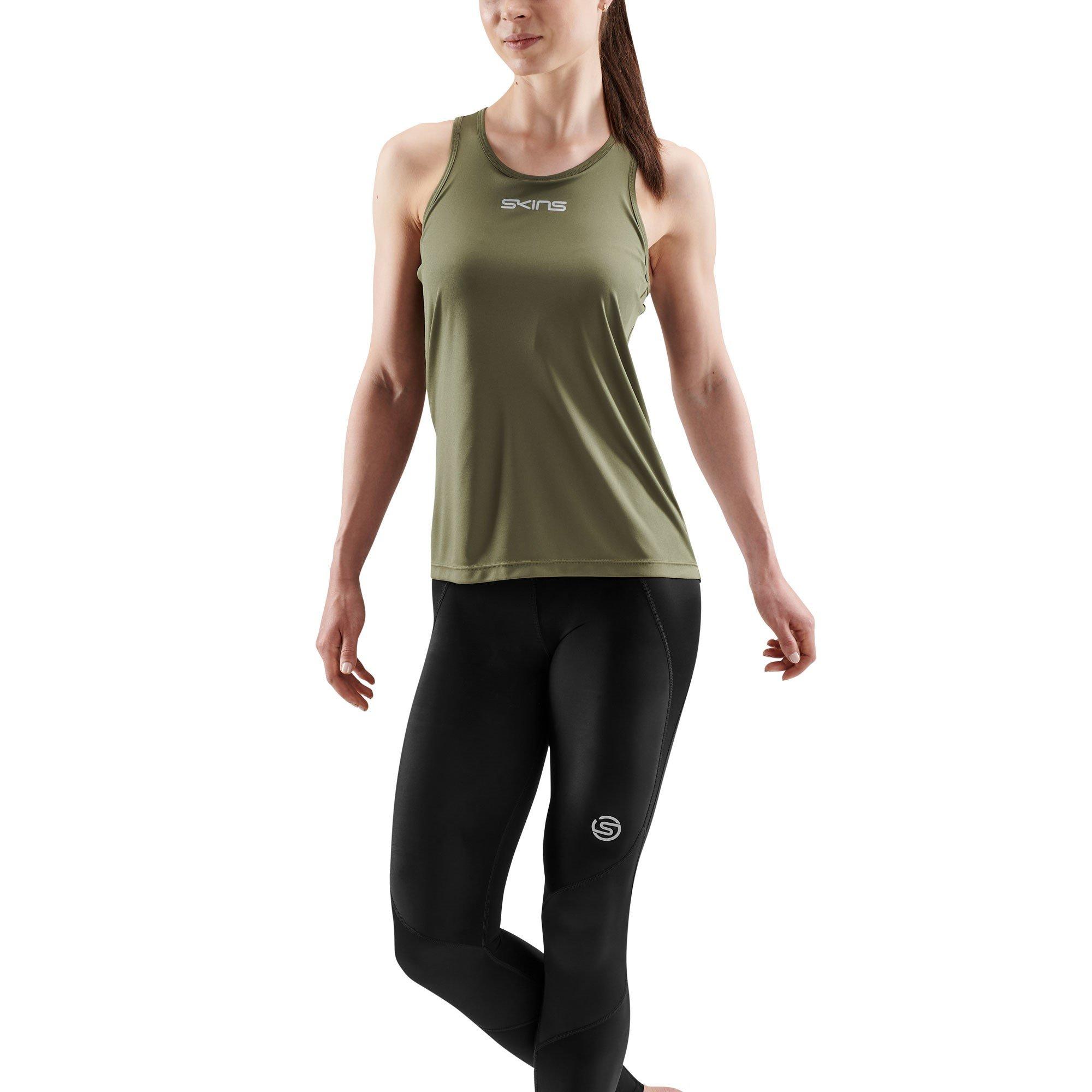 Skins Women's Performance Gym Vest - Khaki - 8 (XS)