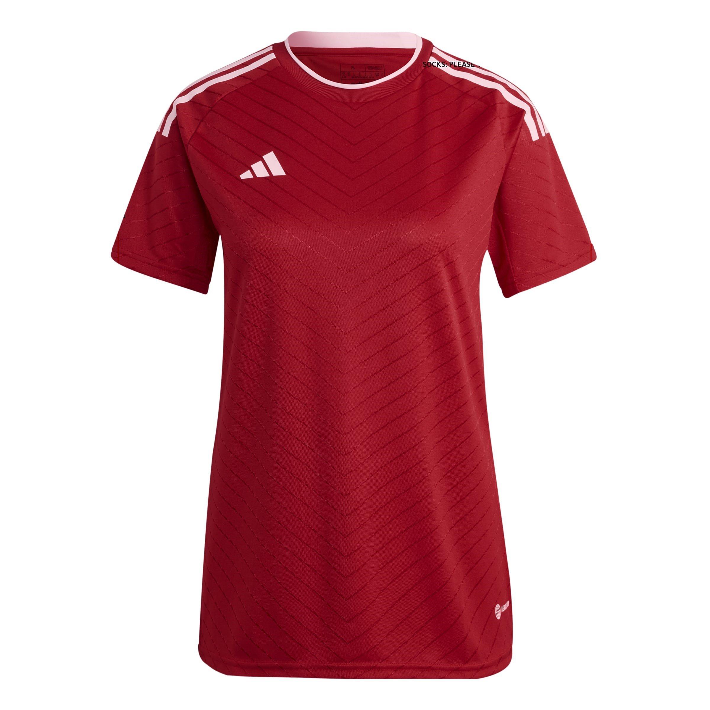 Rød - adidas - Campeon 23 Short Sleeve Performance T-Shirt Juniors - 1