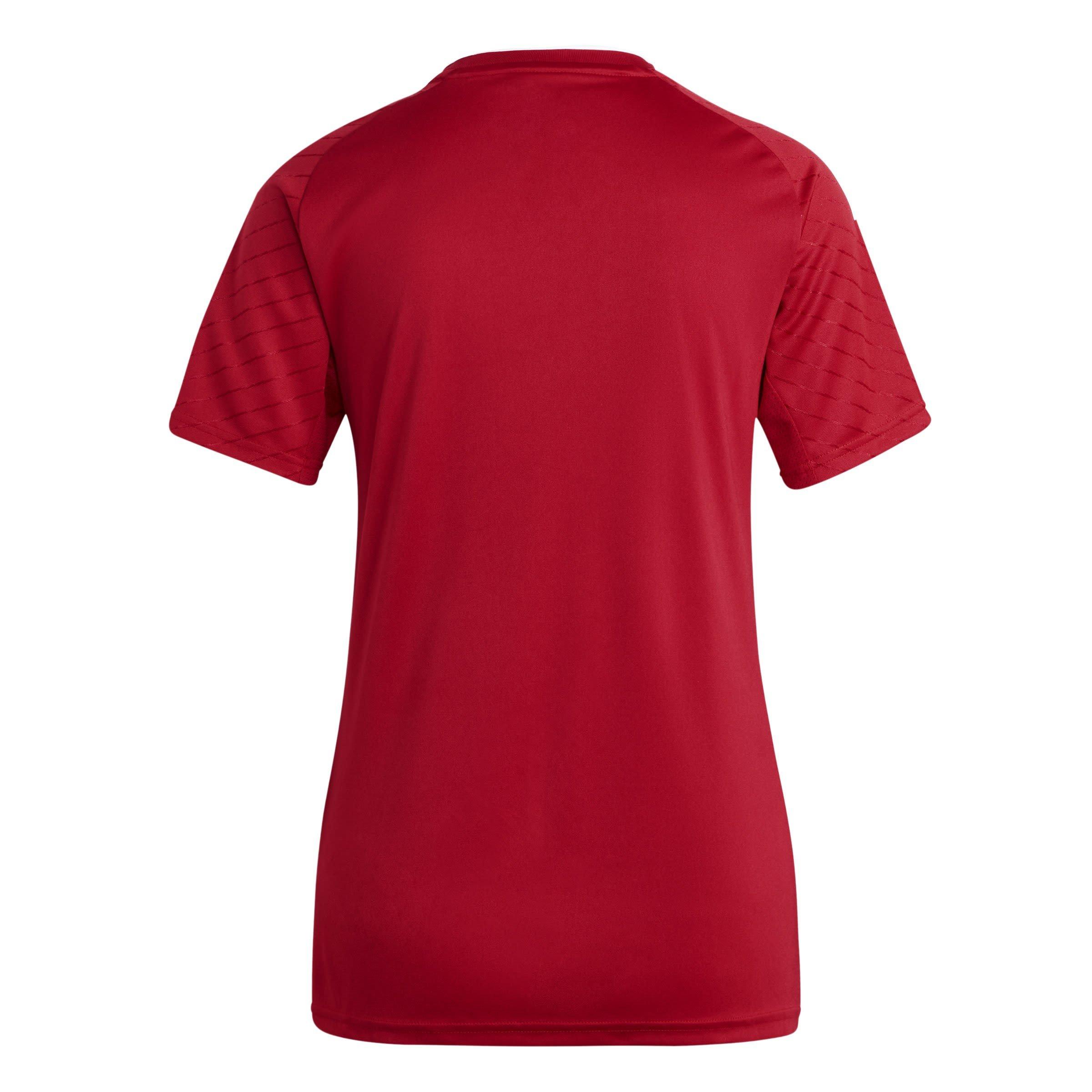 Rød - adidas - Campeon 23 Short Sleeve Performance T-Shirt Juniors - 2