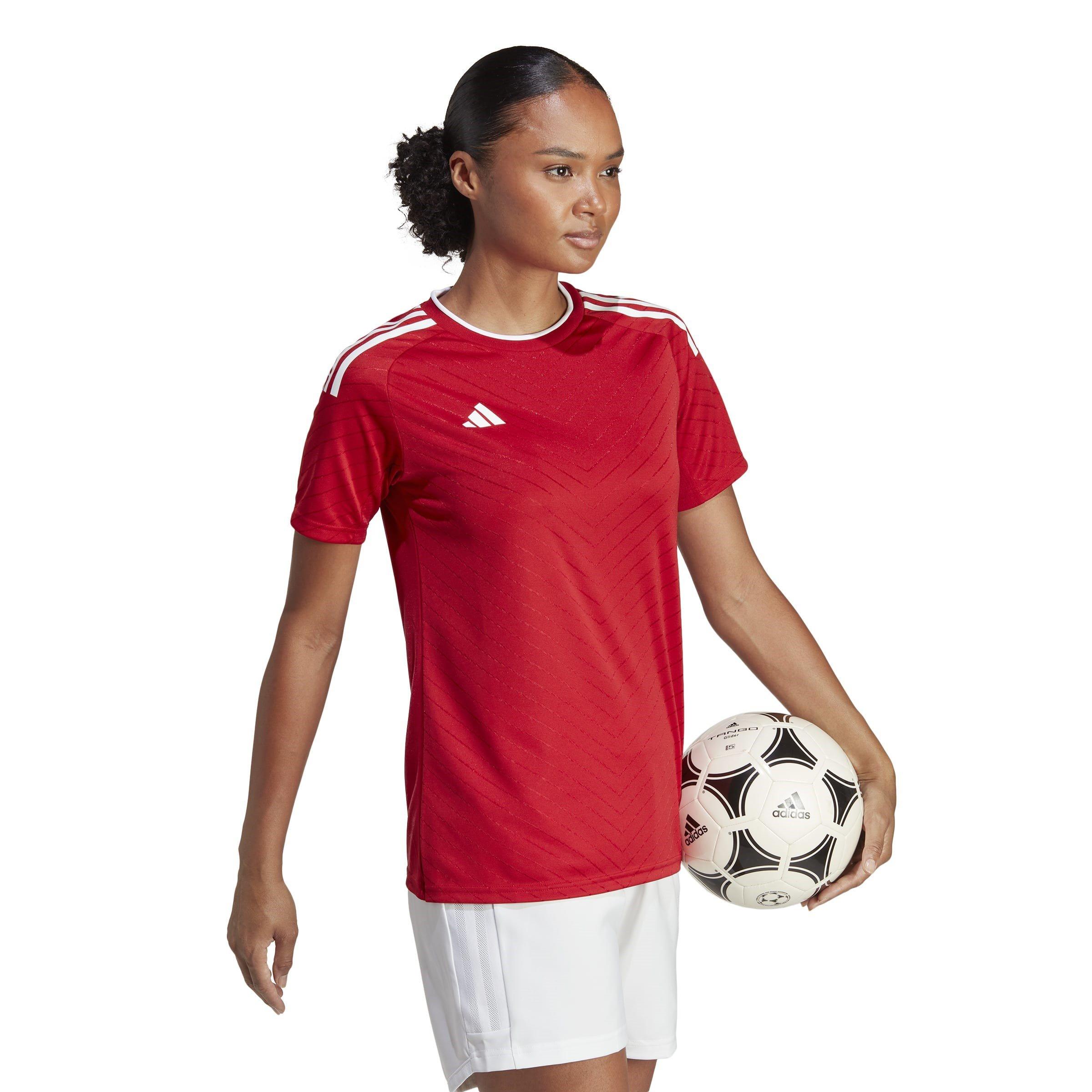 Rød - adidas - Campeon 23 Short Sleeve Performance T-Shirt Juniors - 5