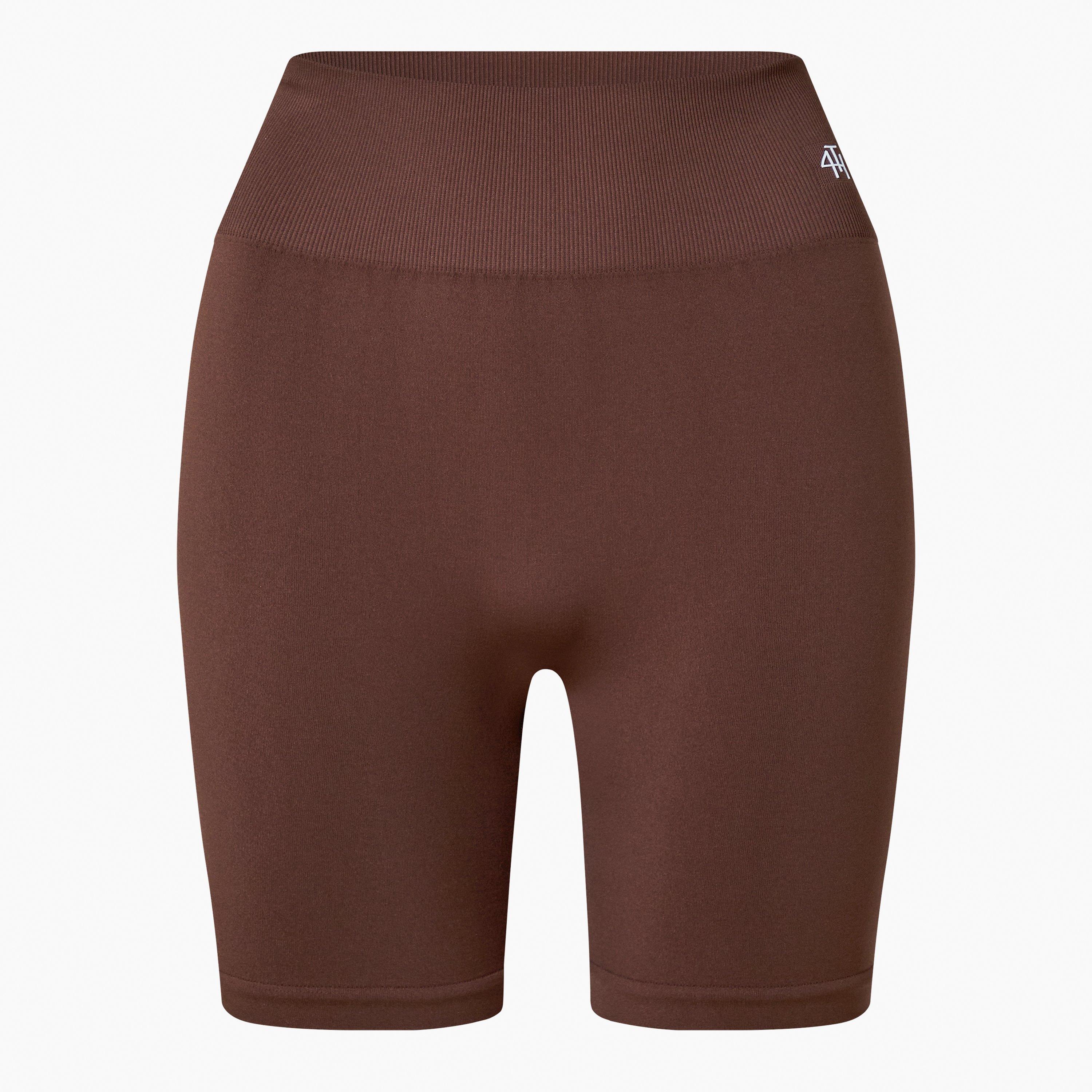 Chocolate - 4th and Reckless - Women's Kendal Performance Gym Shorts - 1