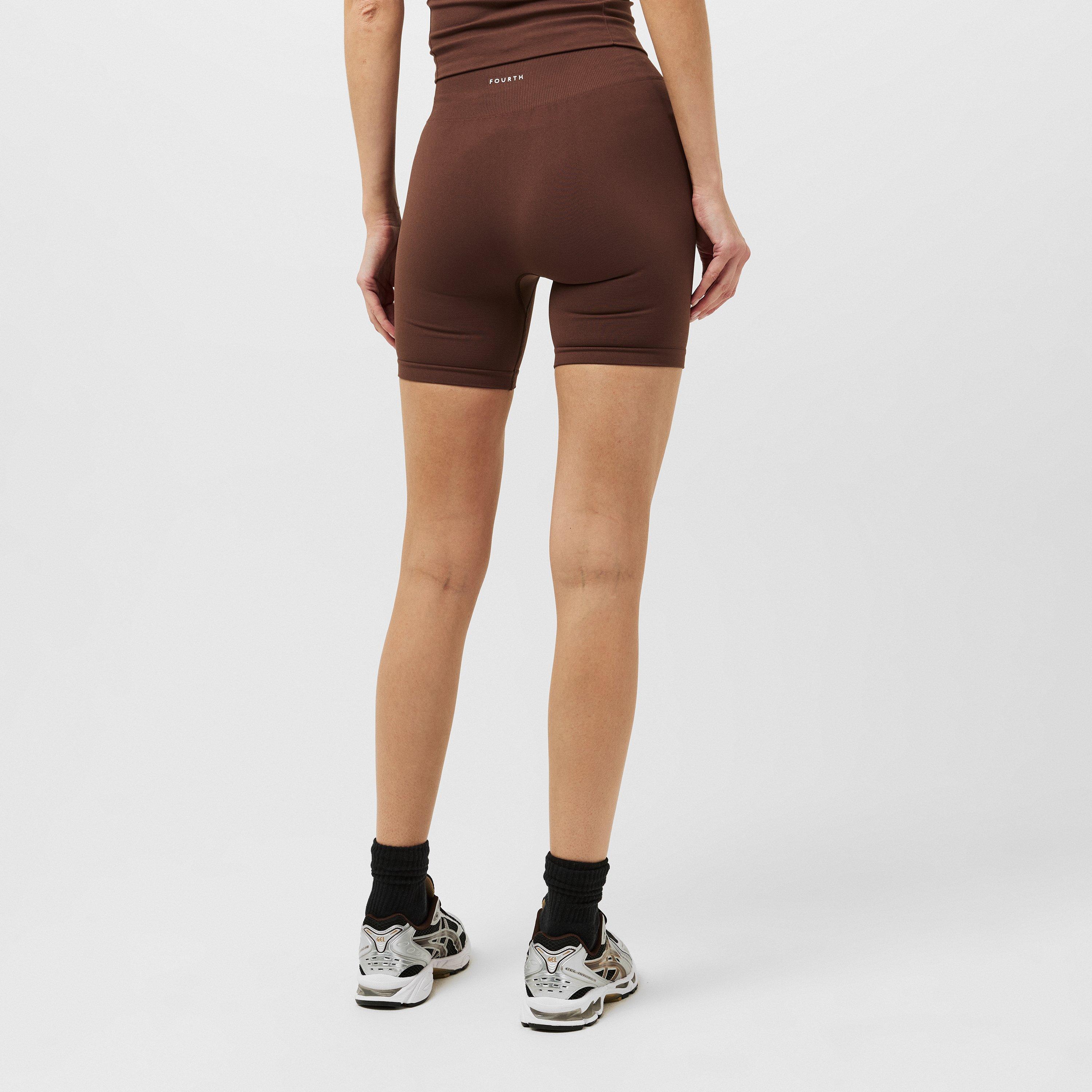Chocolate - 4th and Reckless - Women's Kendal Performance Gym Shorts - 4