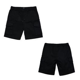 Studio Older Boys Utility Woven Short Black