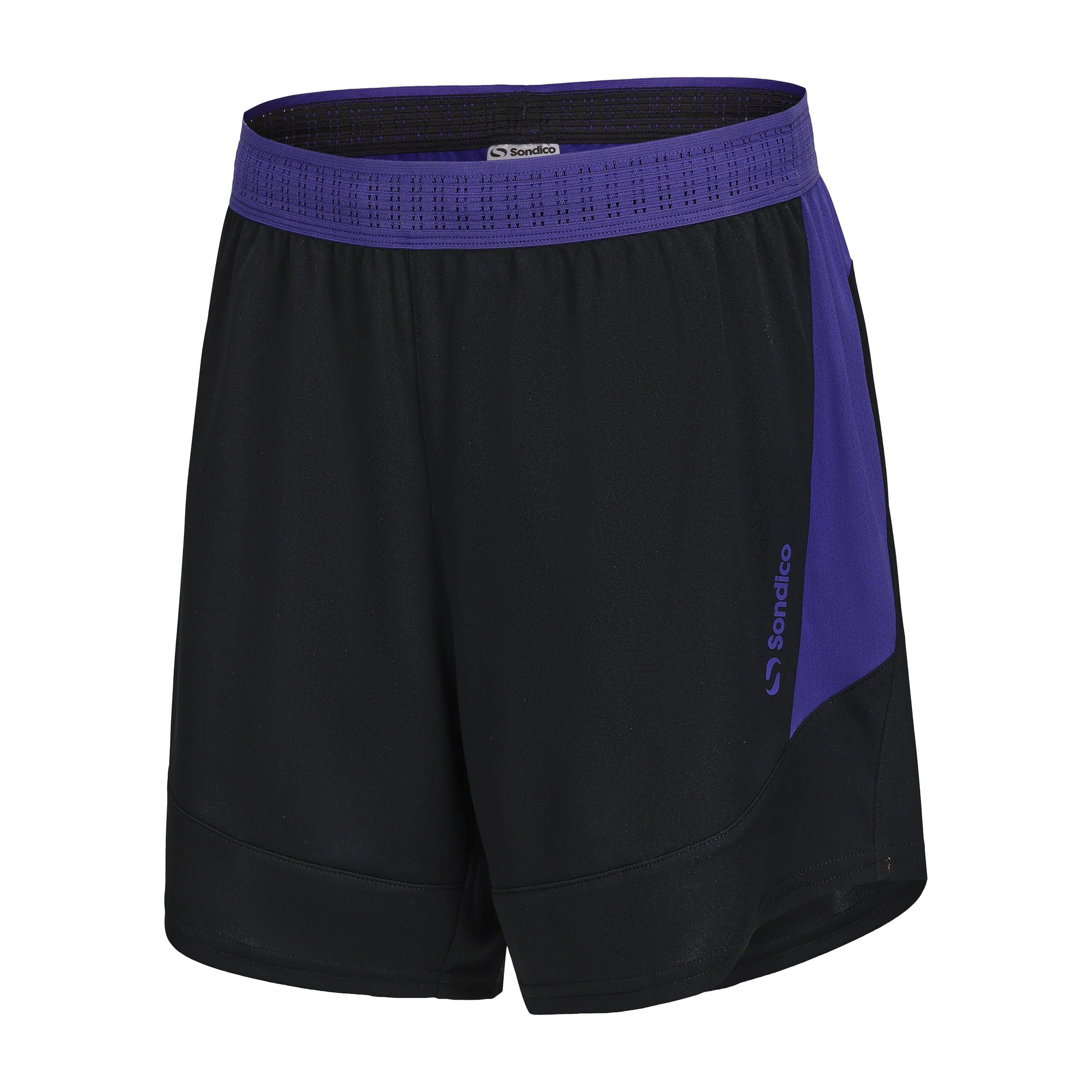 Black/Purple - Sondico - Football Shorts Womens - 8