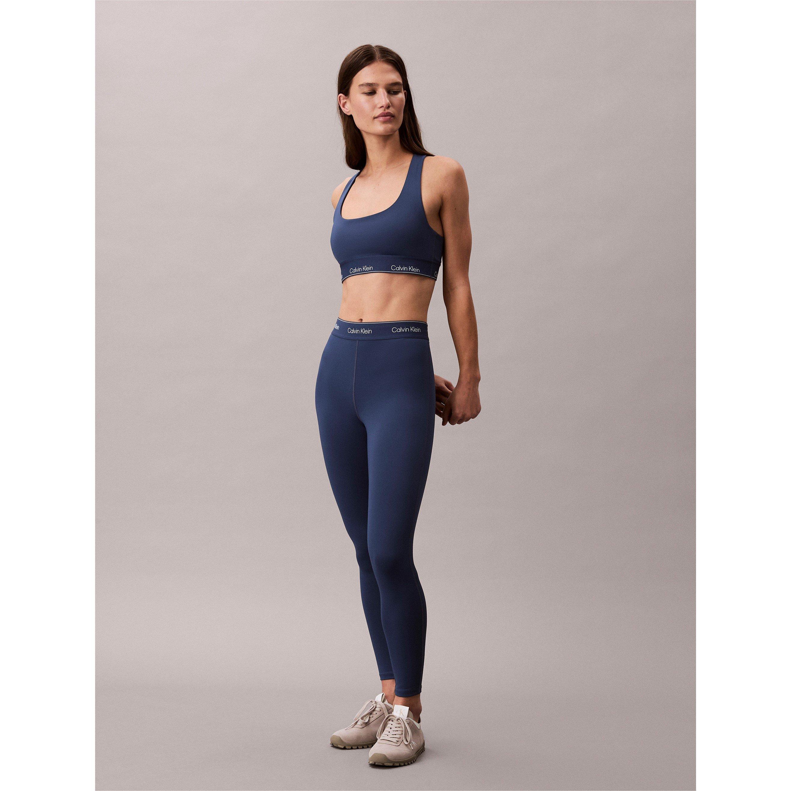 Dark Denim - Calvin Klein - Women's Medium Impact Sports Bra - 7