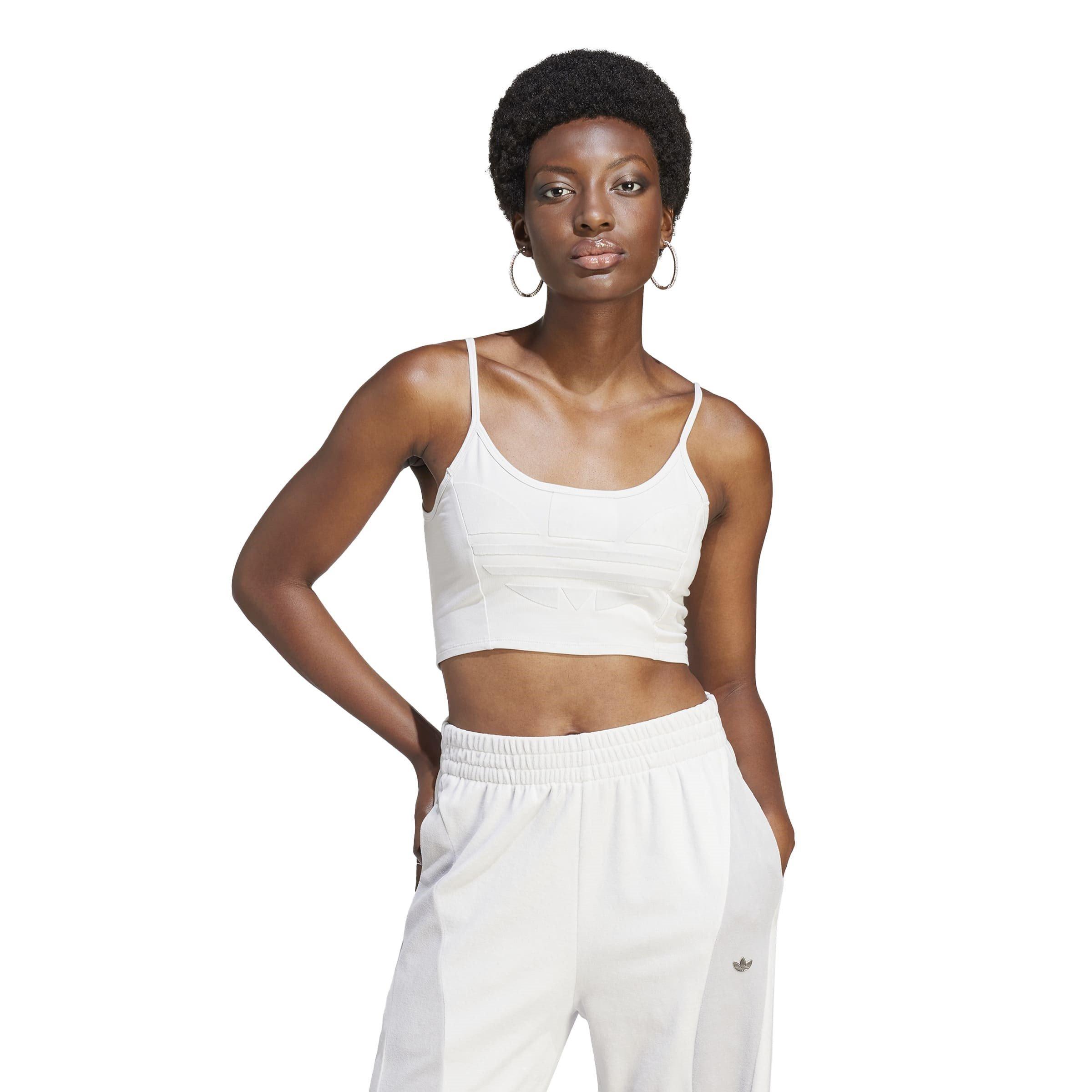 Grey - adidas Originals - Low Impact Sports Bra - 2