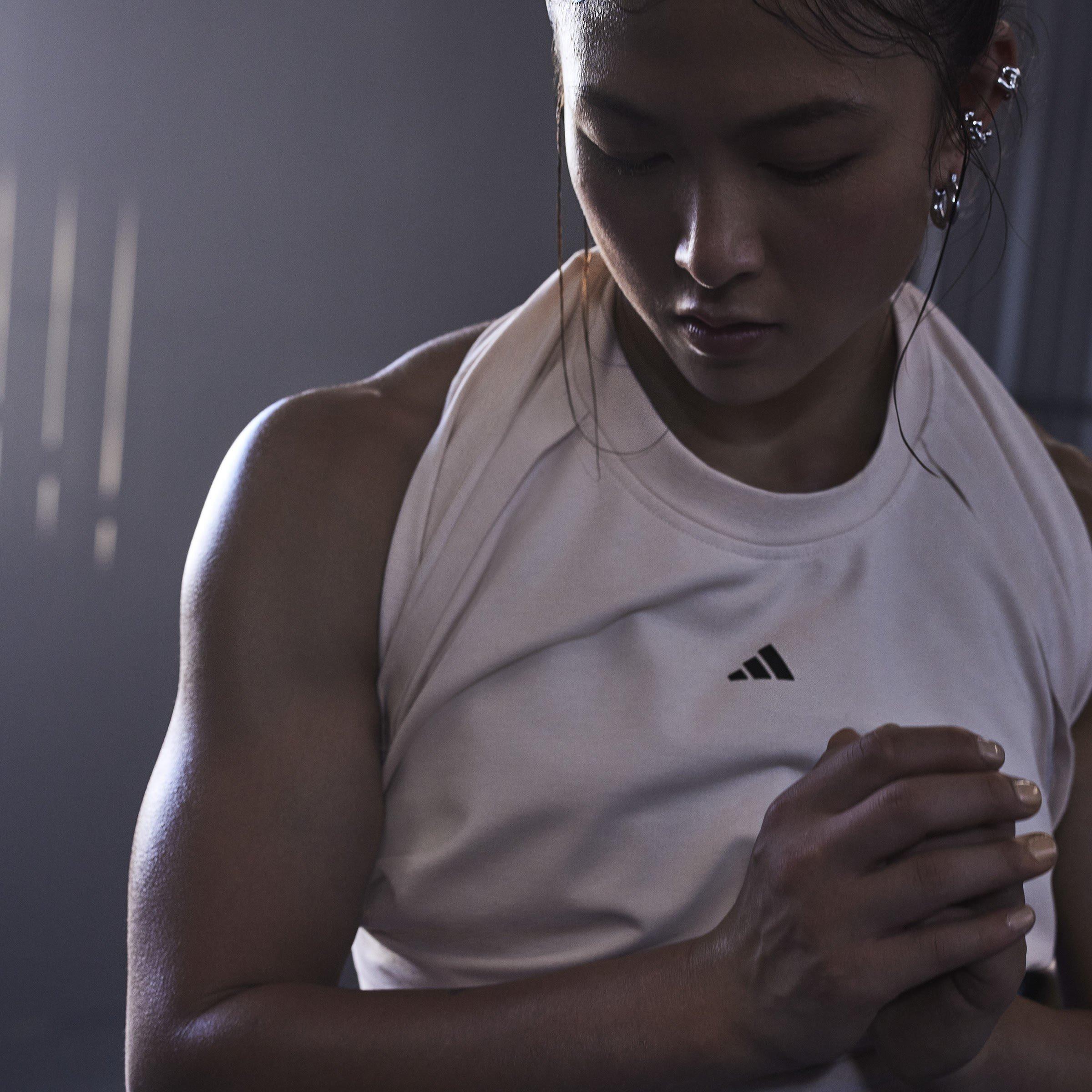 Putmau/Black - adidas - Power Cover Up Long-Sleeve Performance Gym Top - 12