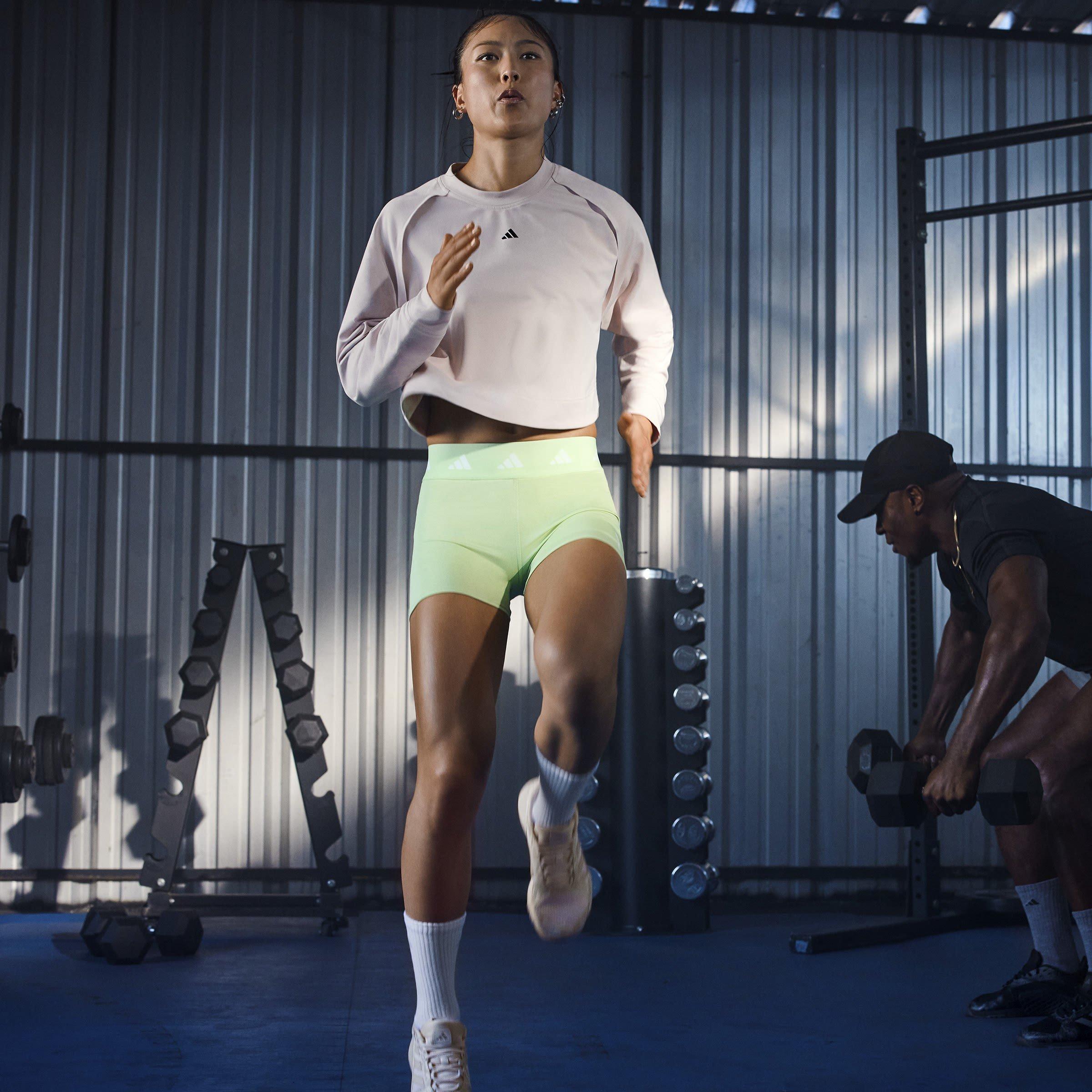 Putmau/Black - adidas - Power Cover Up Long-Sleeve Performance Gym Top - 14