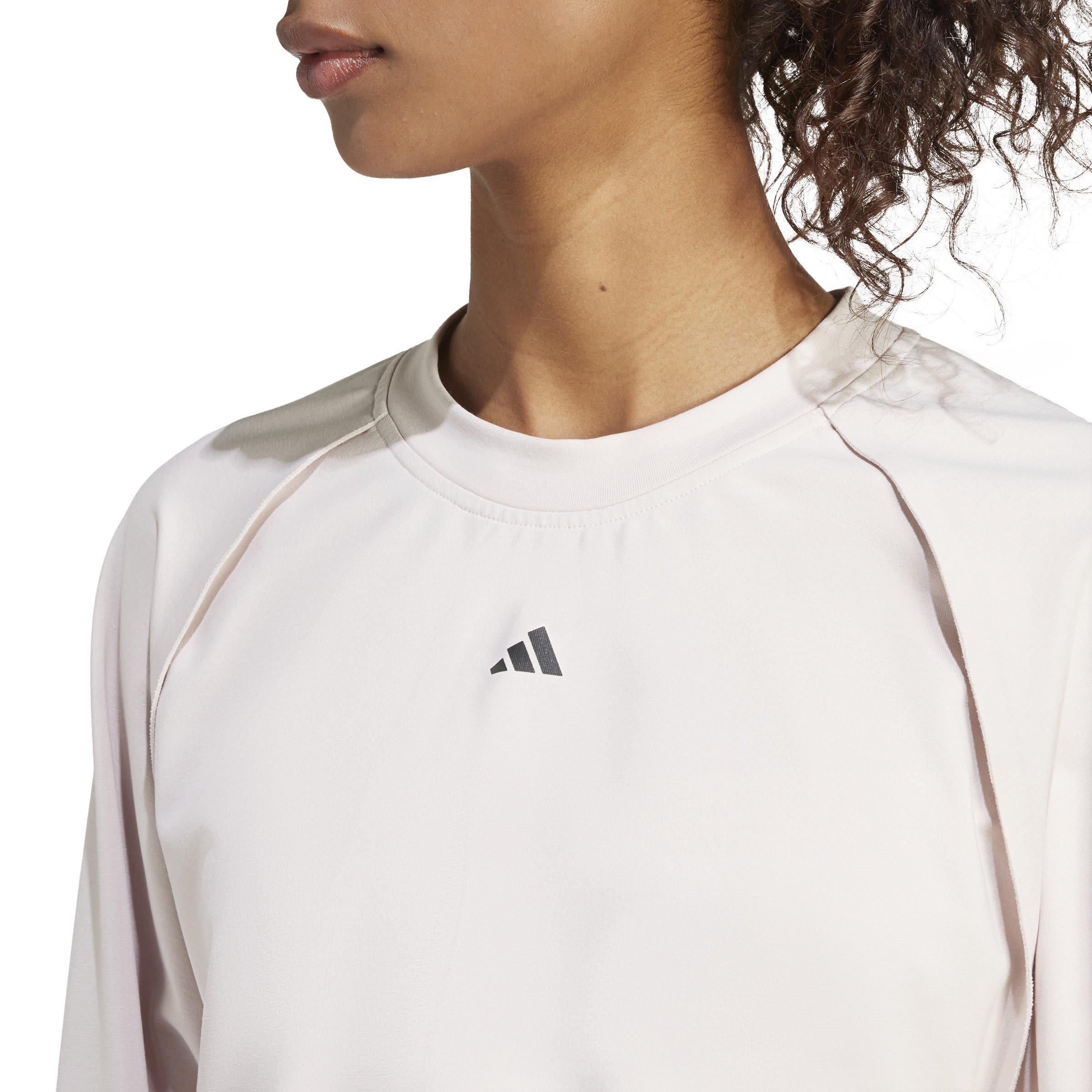 Putmau/Black - adidas - Power Cover Up Long-Sleeve Performance Gym Top - 5