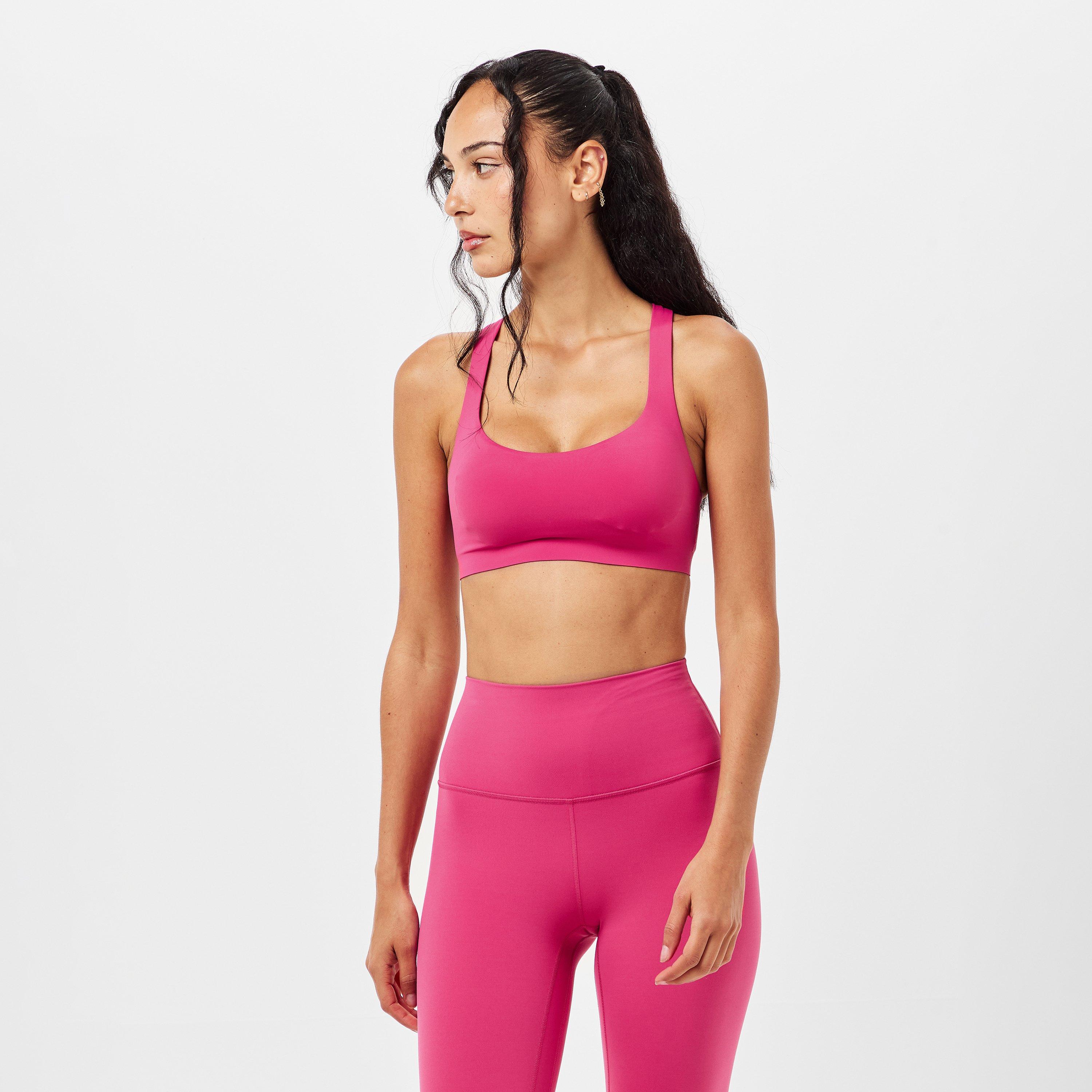 Raspberry couls - Lululemon - Women's Strappy Medium Impact Sports Bra - 3