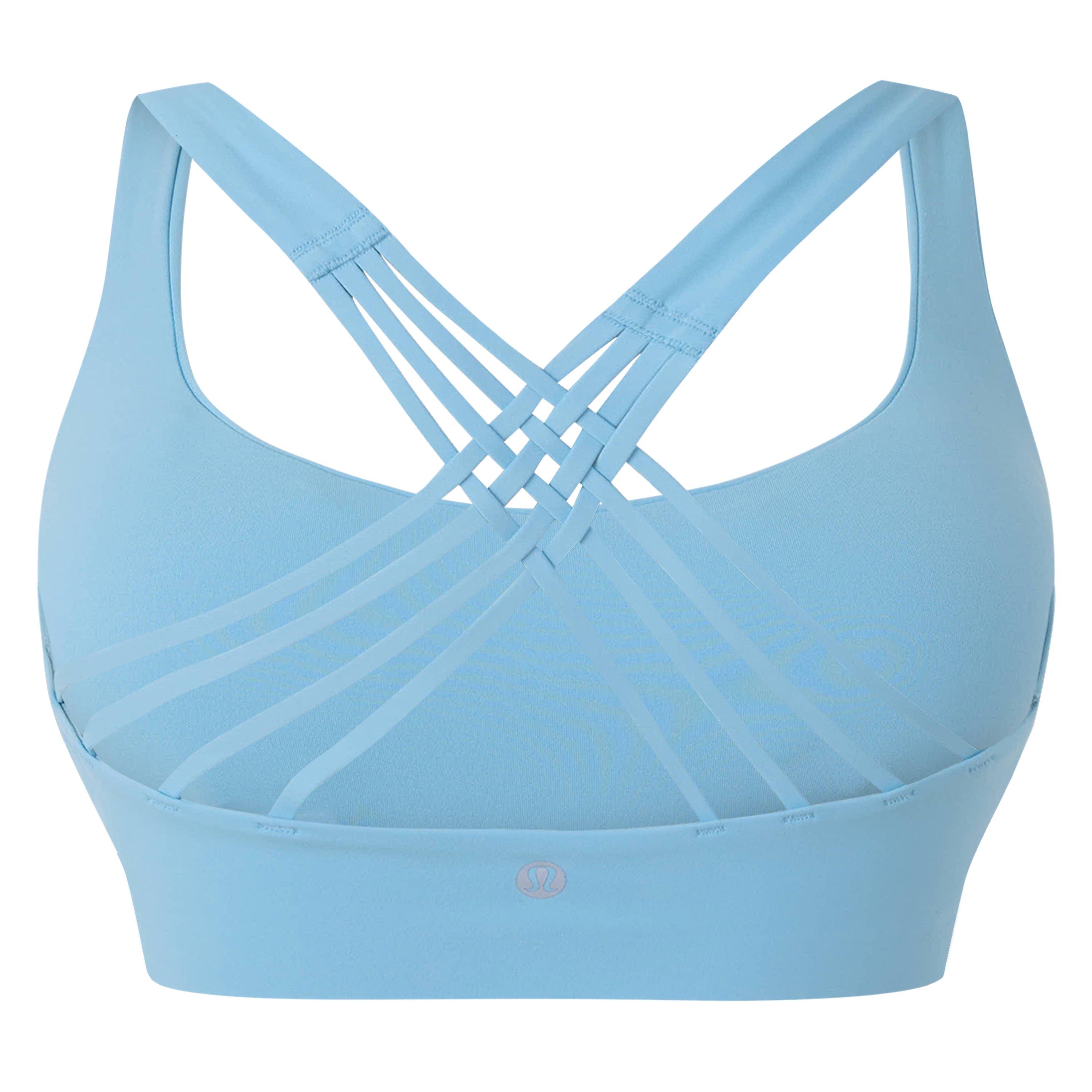 Seafoam - Lululemon - Women's Strappy Medium Impact Sports Bra - 2