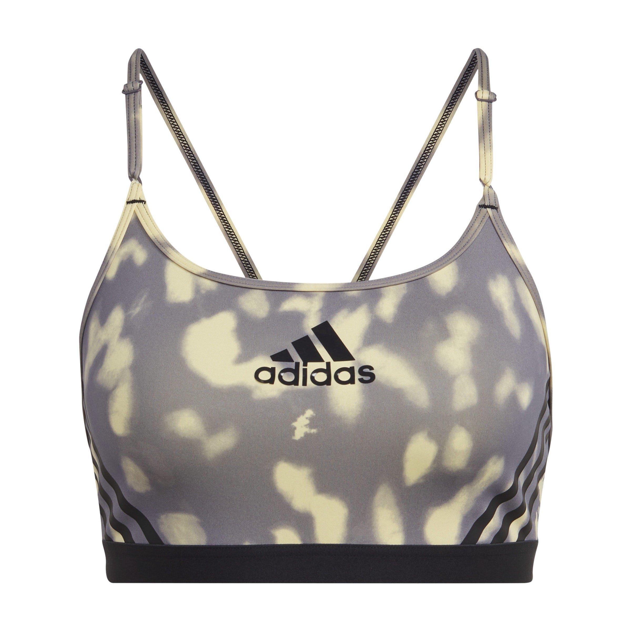 Yellow - adidas - Women's Hygl Medium Impact Sports Bra - 1