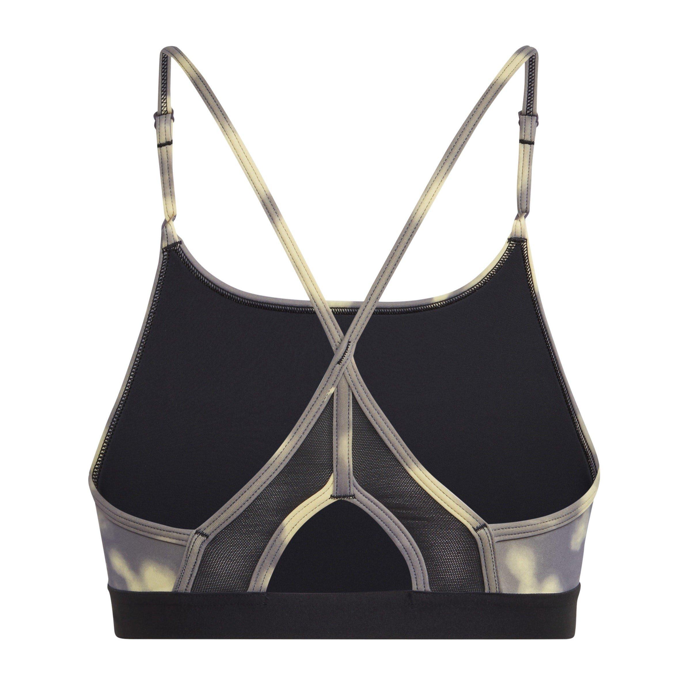 Yellow - adidas - Women's Hygl Medium Impact Sports Bra - 2