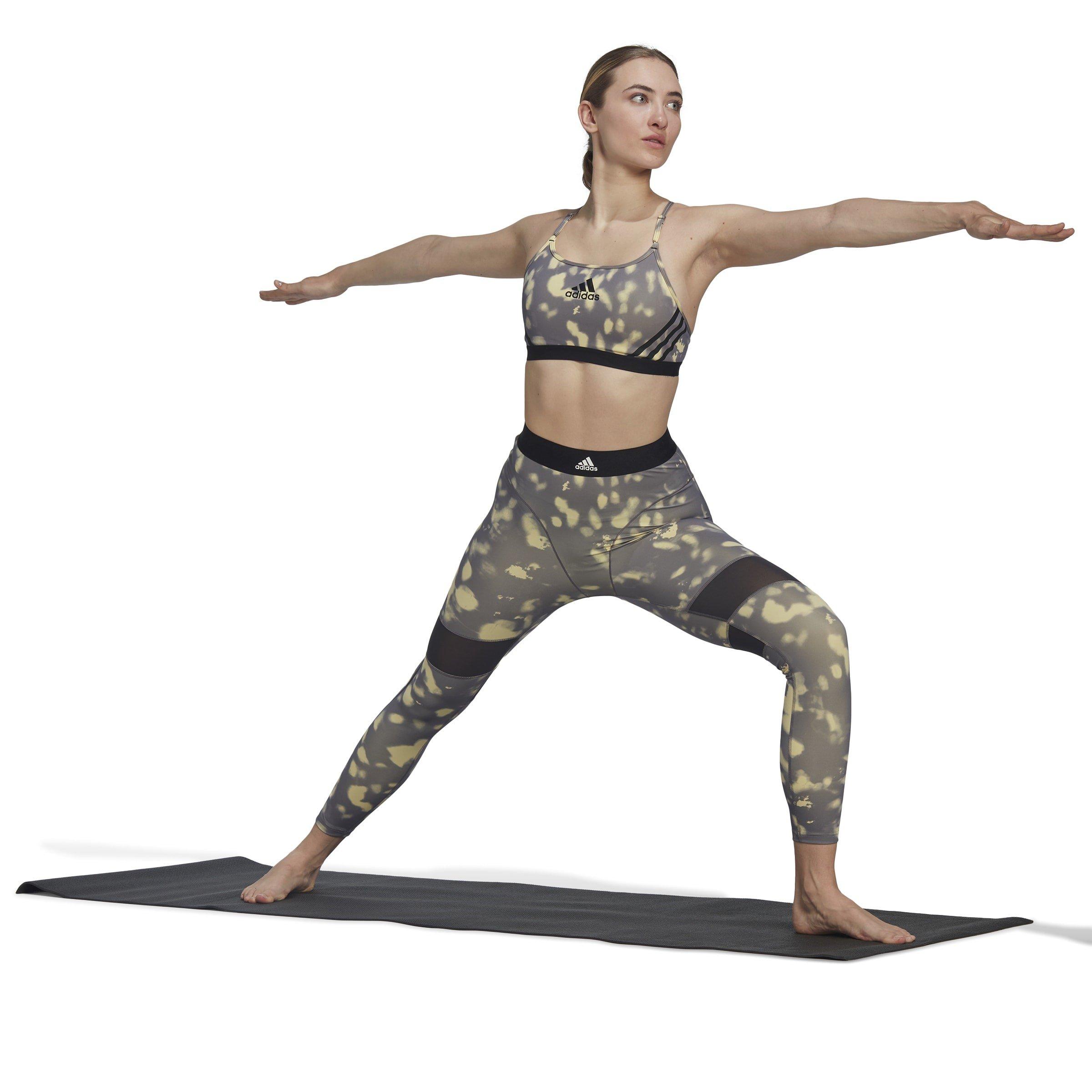 Yellow - adidas - Women's Hygl Medium Impact Sports Bra - 5