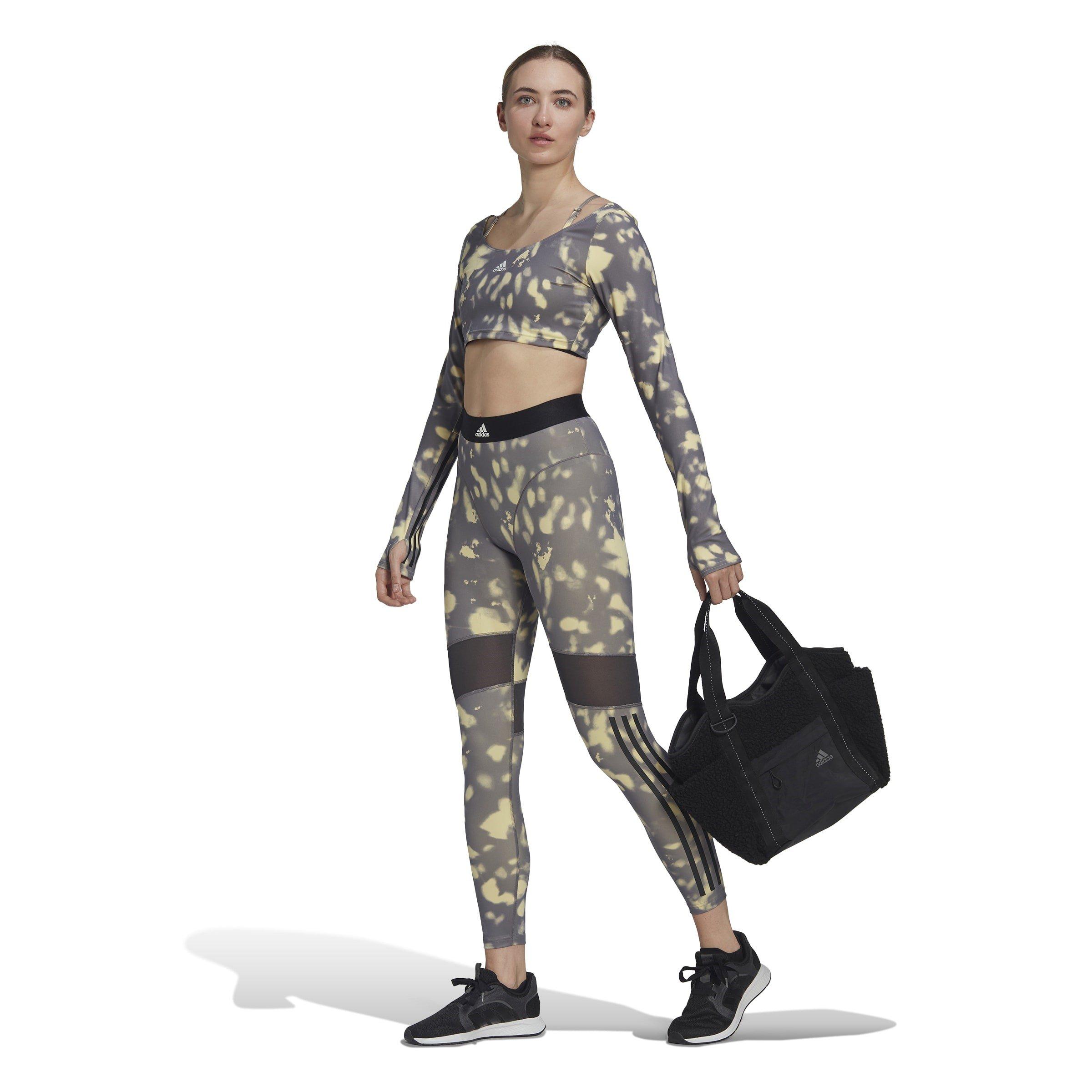 Yellow - adidas - Women's Hygl Medium Impact Sports Bra - 8