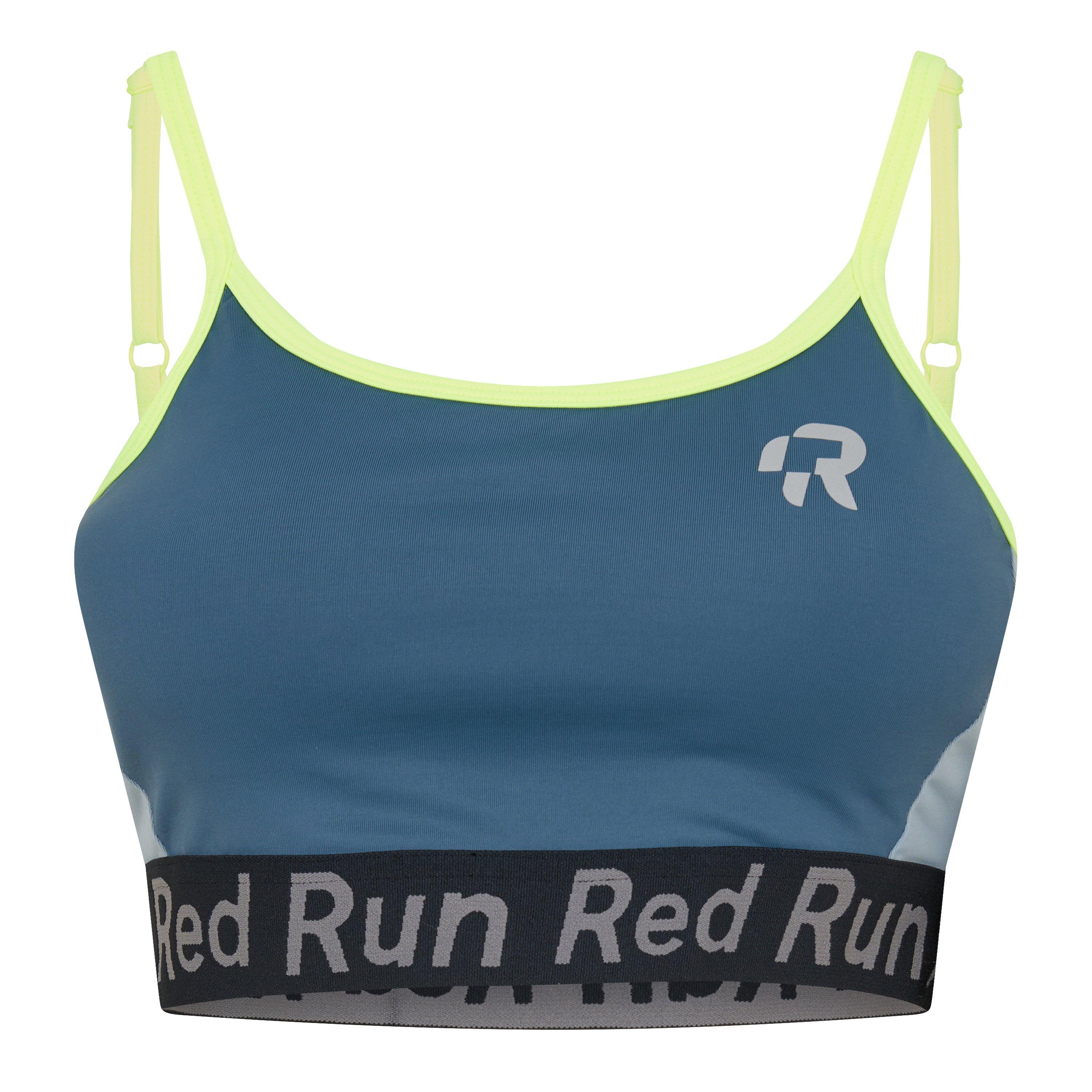 Blue - Red Run - Strappy Bra - 1