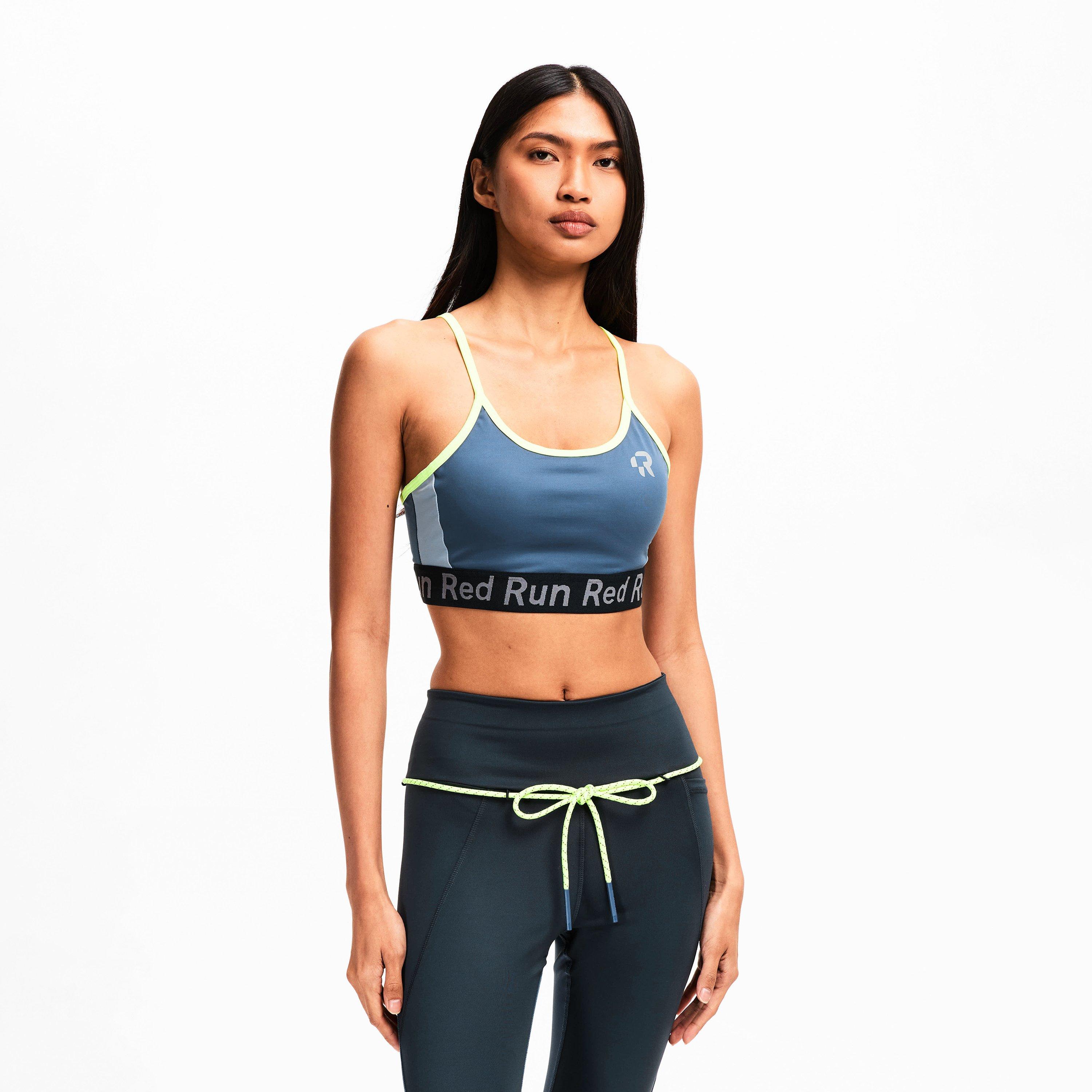 Blue - Red Run - Strappy Bra - 3