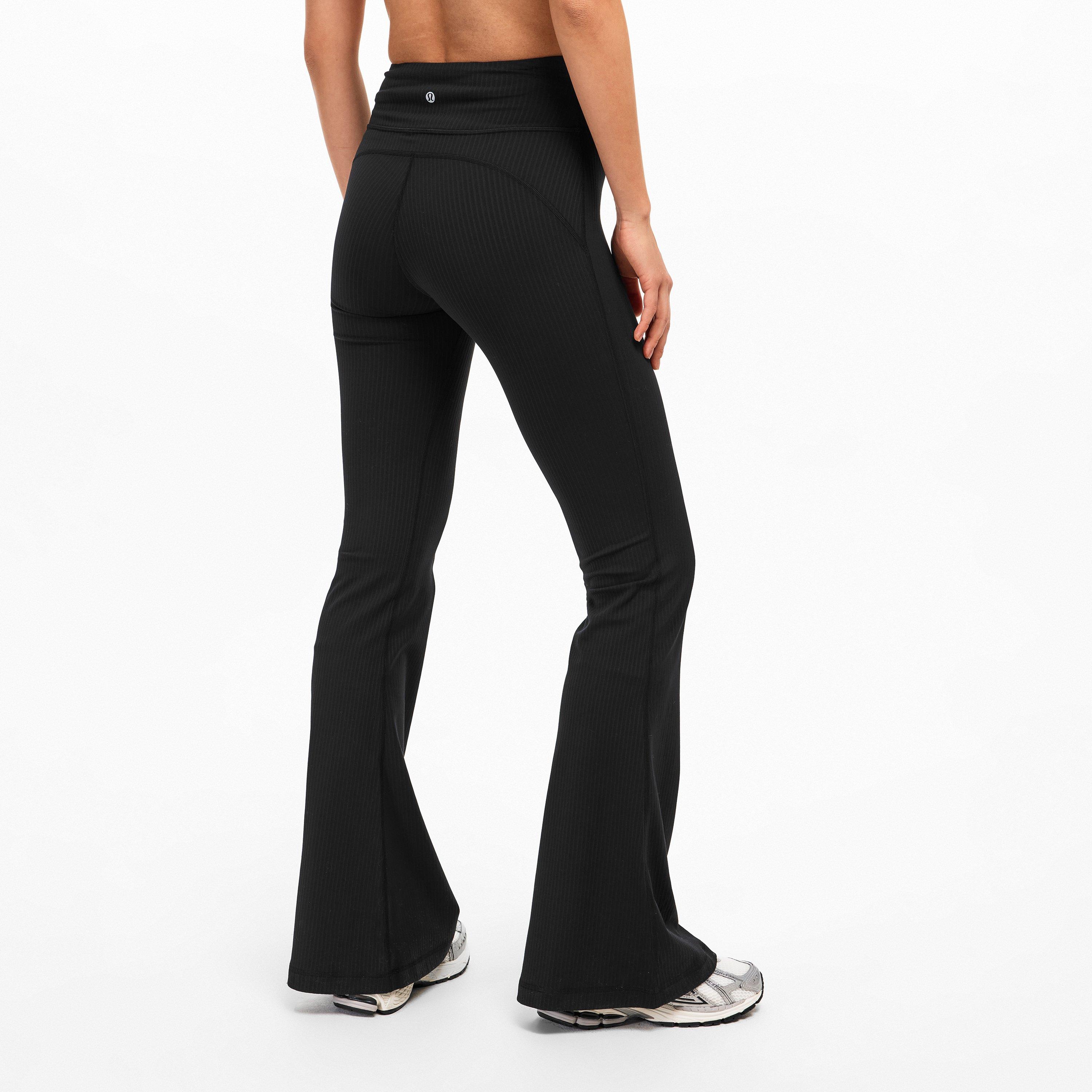 Black - Lululemon - Women's Ultra Groove Black Yoga Pants - 4