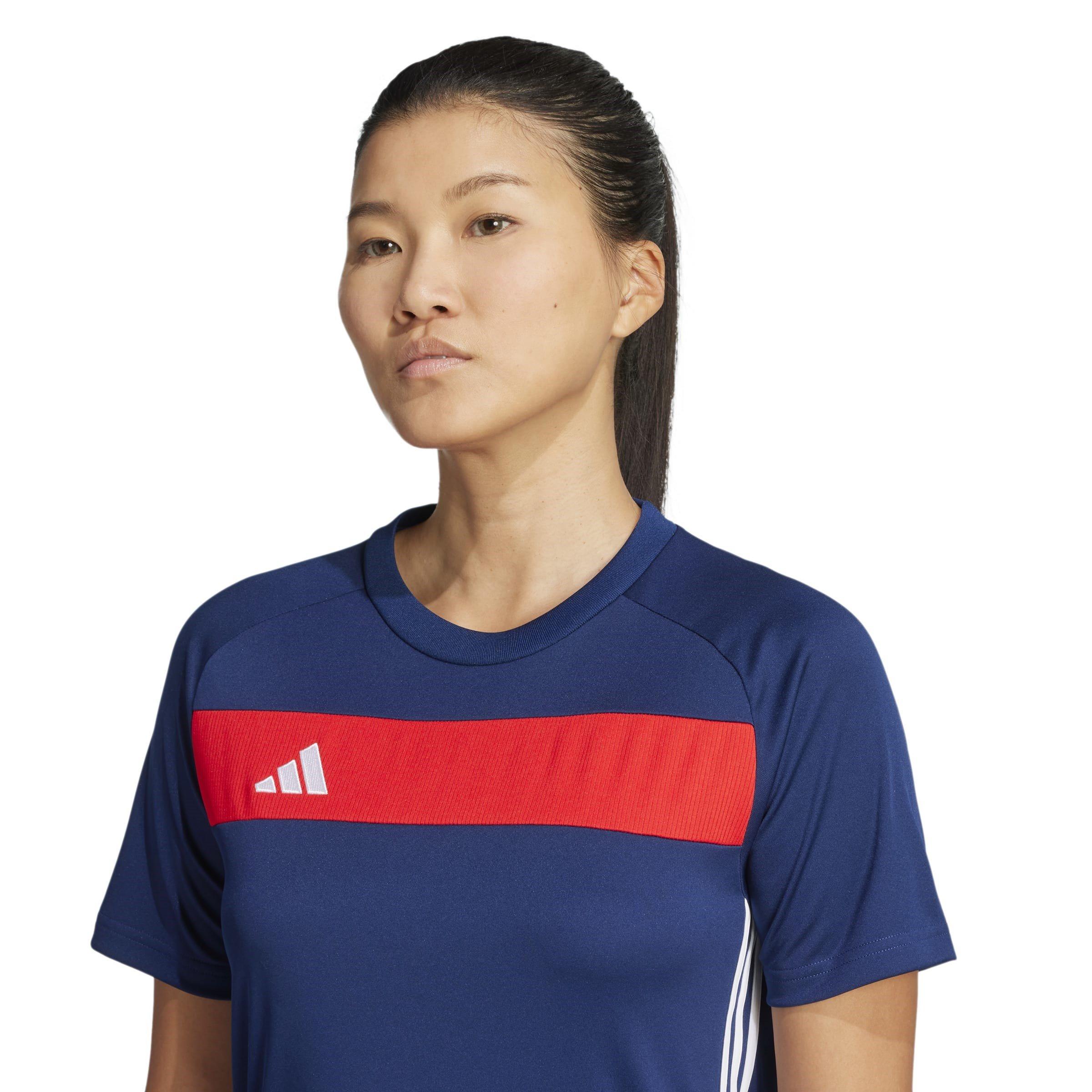 Marineblauw/Rood - adidas - Tiro 25 Essentials Jersey Womens - 5