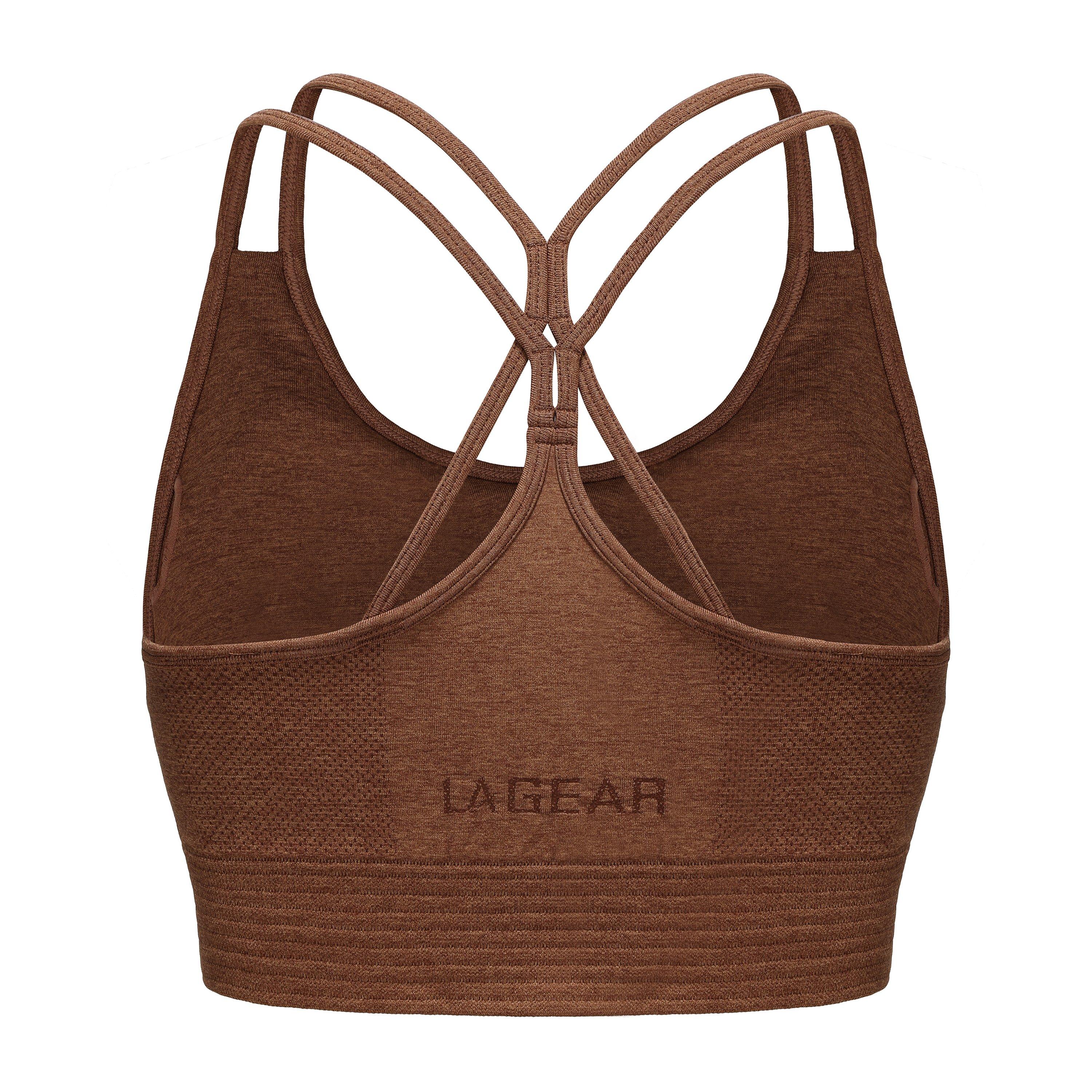 Mocha Marl - LA Gear - Seamless Bra Womens - 2