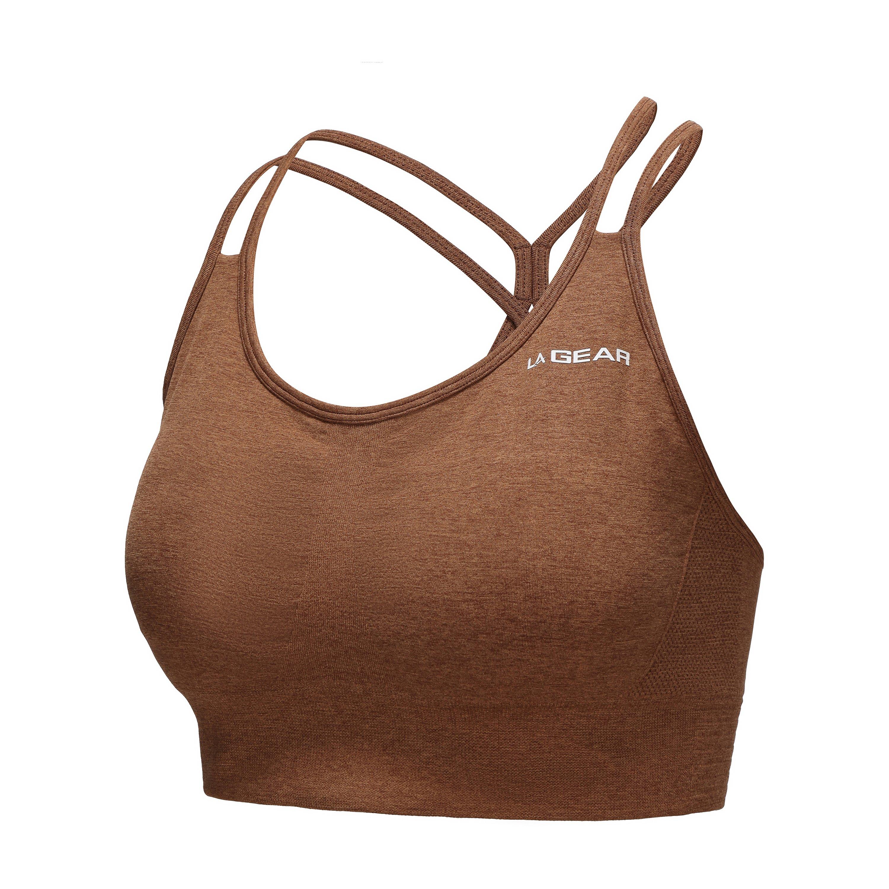 Mocha Marl - LA Gear - Seamless Bra Womens - 3