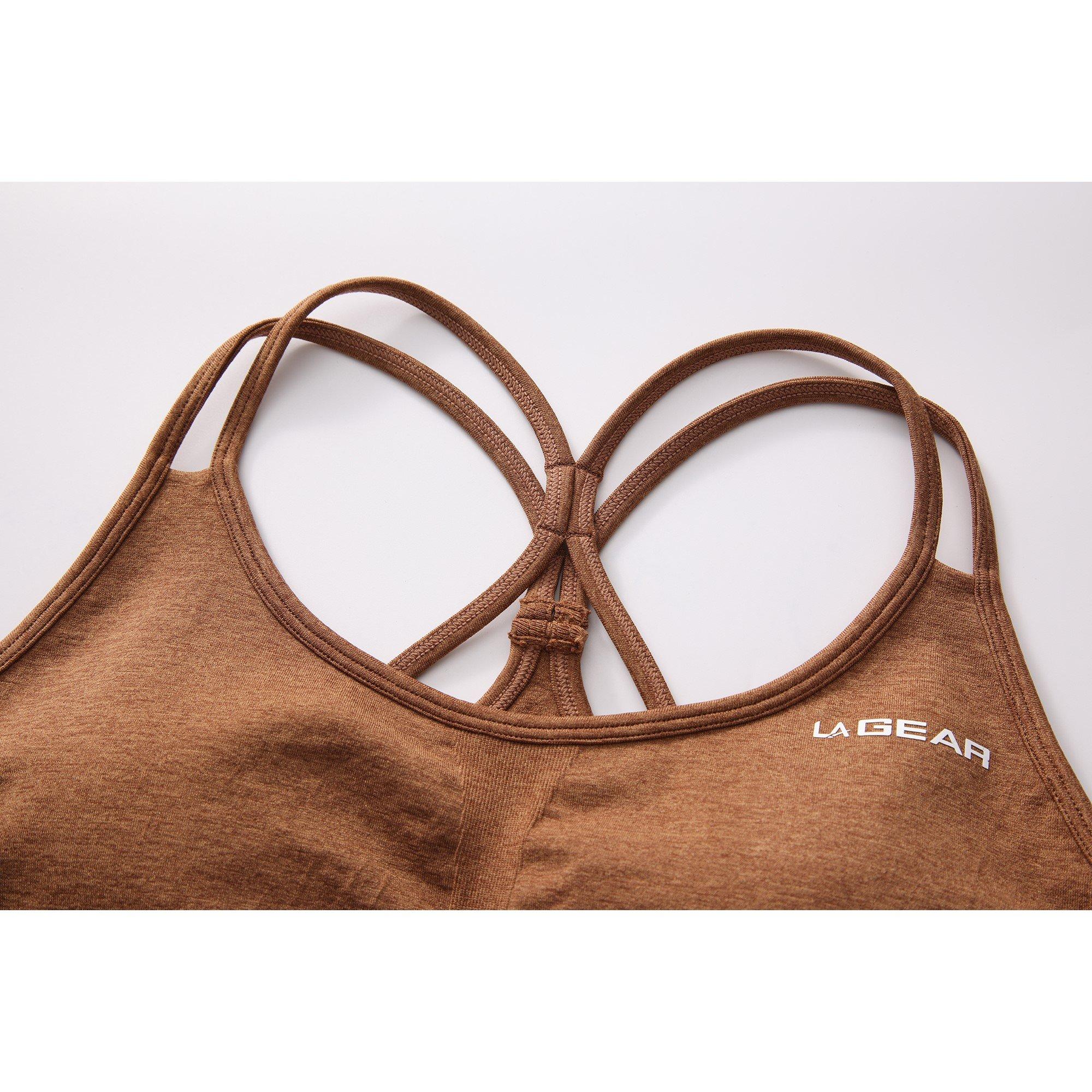 Mocha Marl - LA Gear - Seamless Bra Womens - 4
