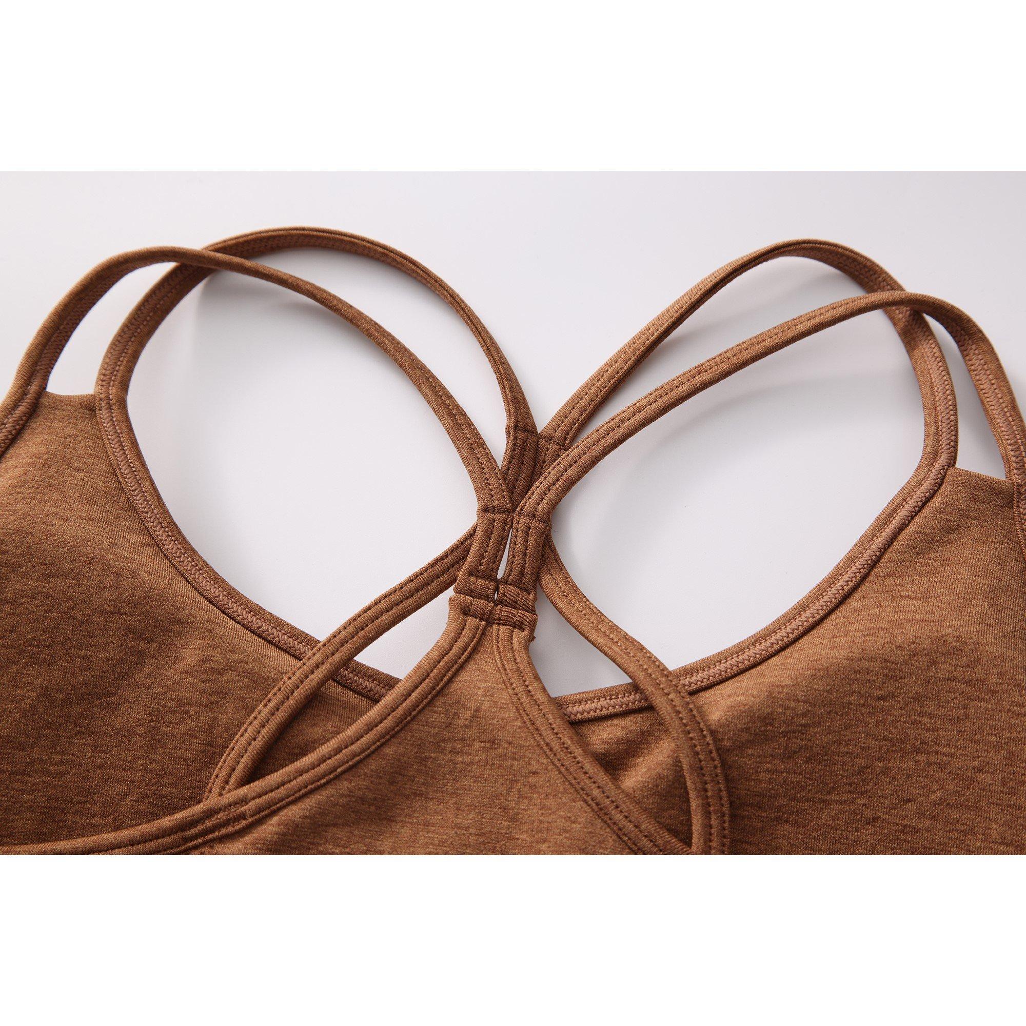 Mocha Marl - LA Gear - Seamless Bra Womens - 5