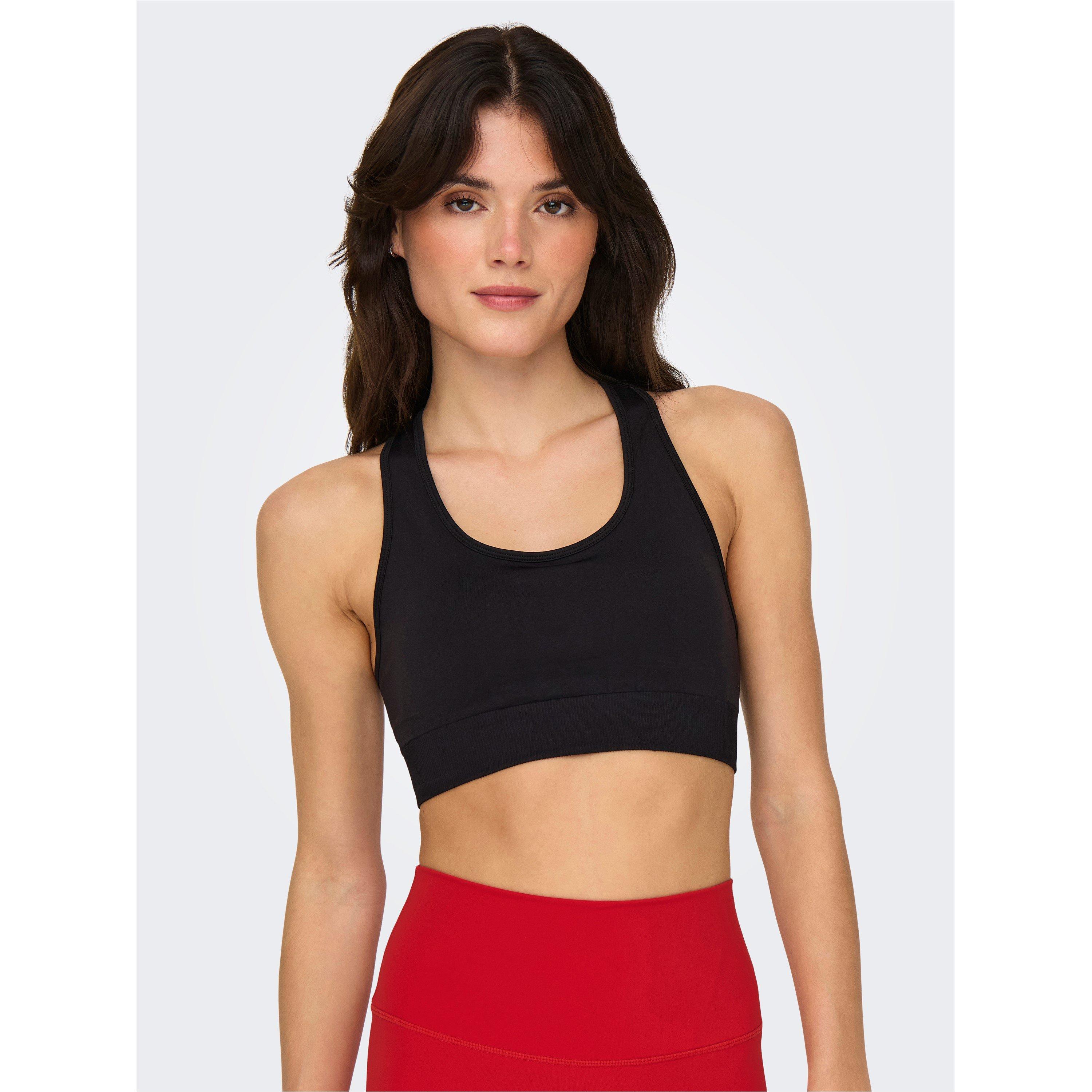 Black - Only Play - Women's Seamless Low Impact Sports Bra - 1