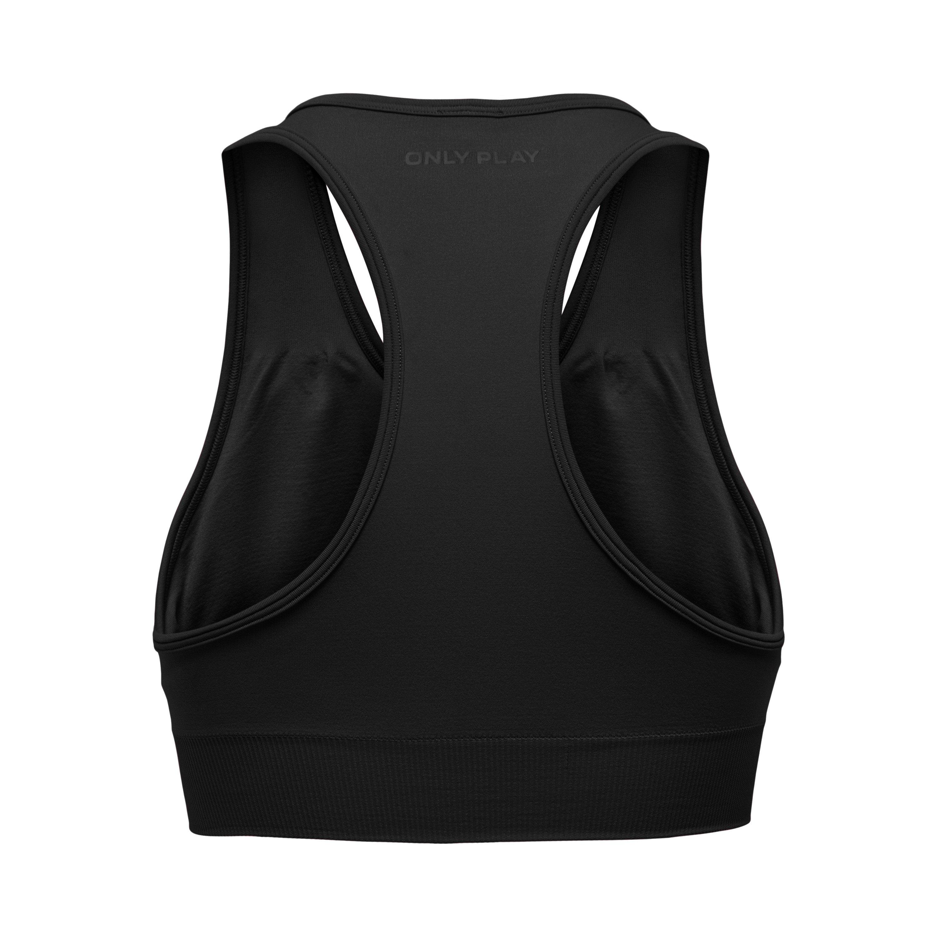 Zwart - Only Play - Seamless Low Impact Sports Bra - 4