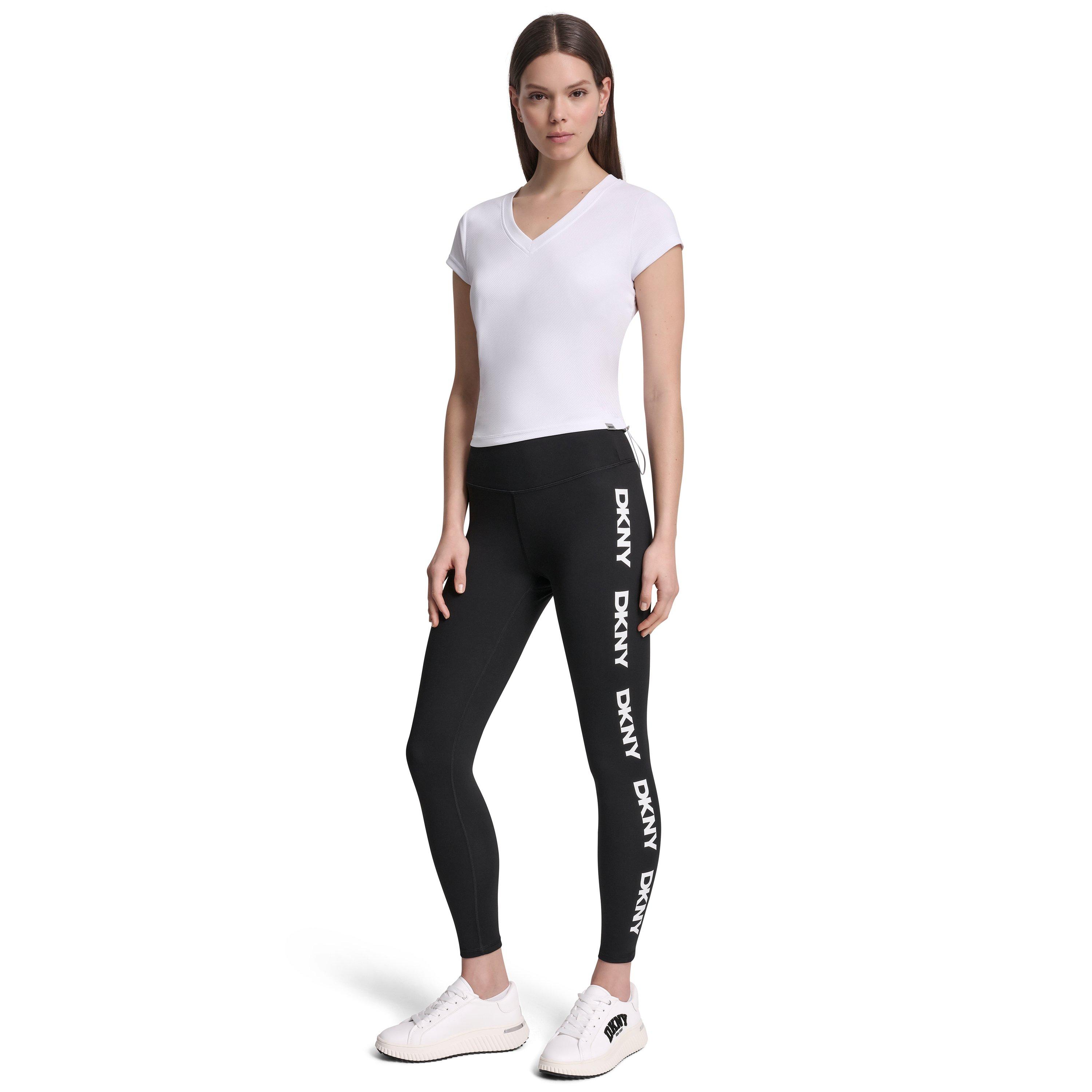 Black/White - DKNY - DKNY HW 7/8 Legg Ld62 - 4