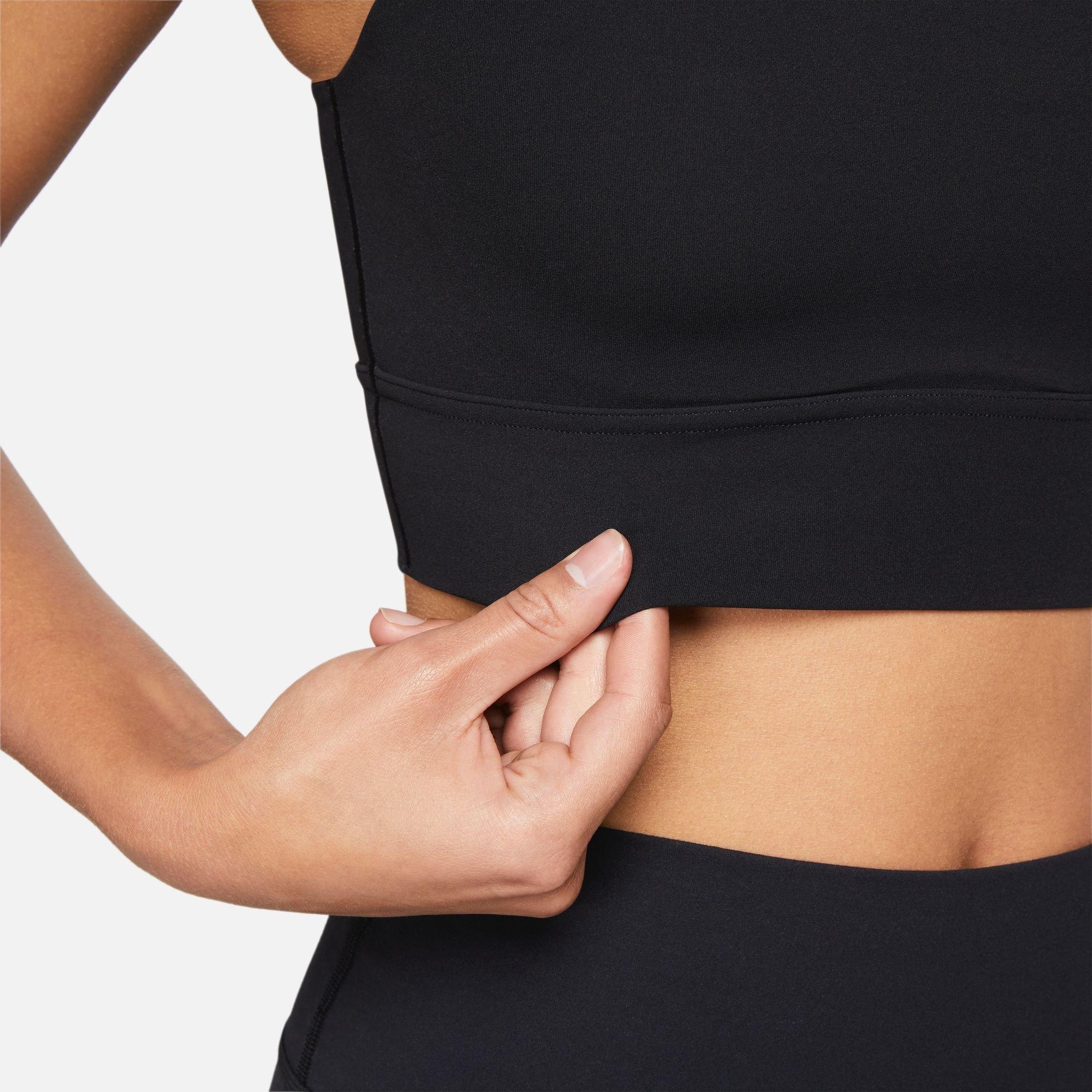 Black/Sail - Nike - Women's Non Wired Medium Impact Sports Bra - 3
