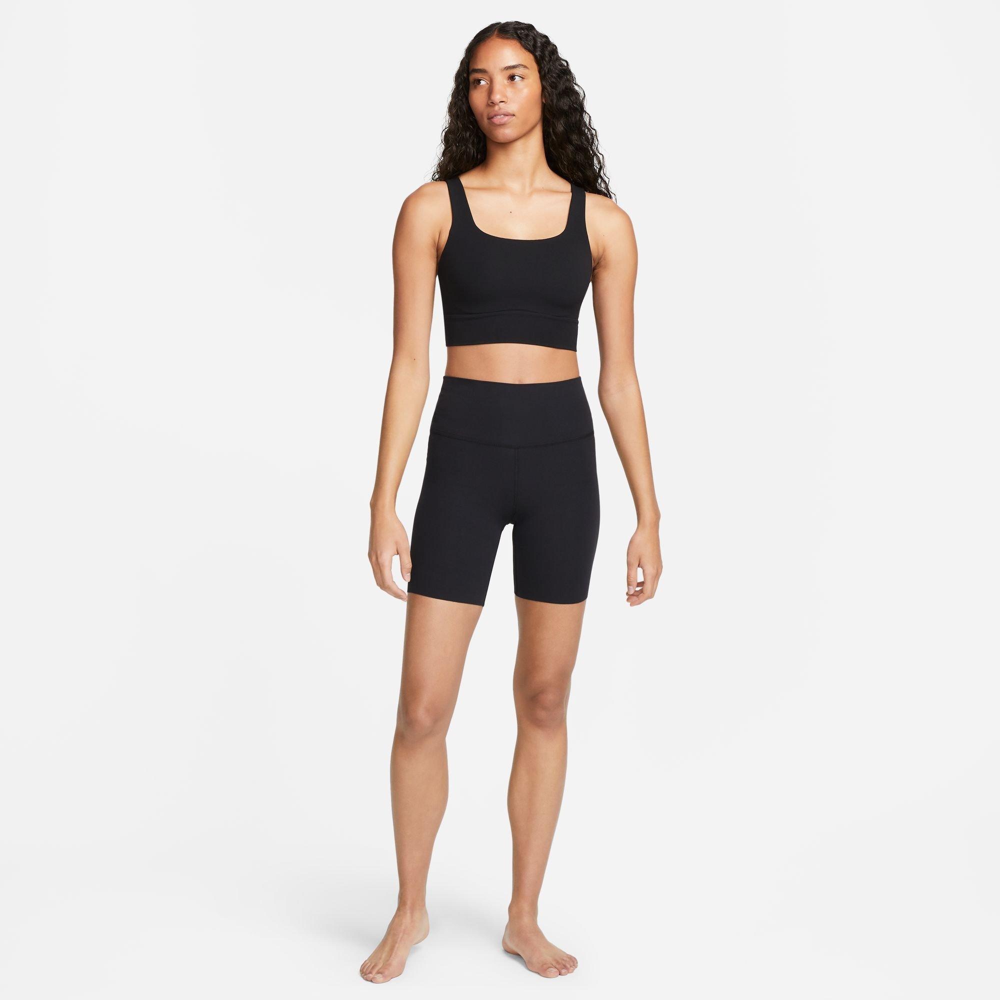 Black/Sail - Nike - Women's Non Wired Medium Impact Sports Bra - 6