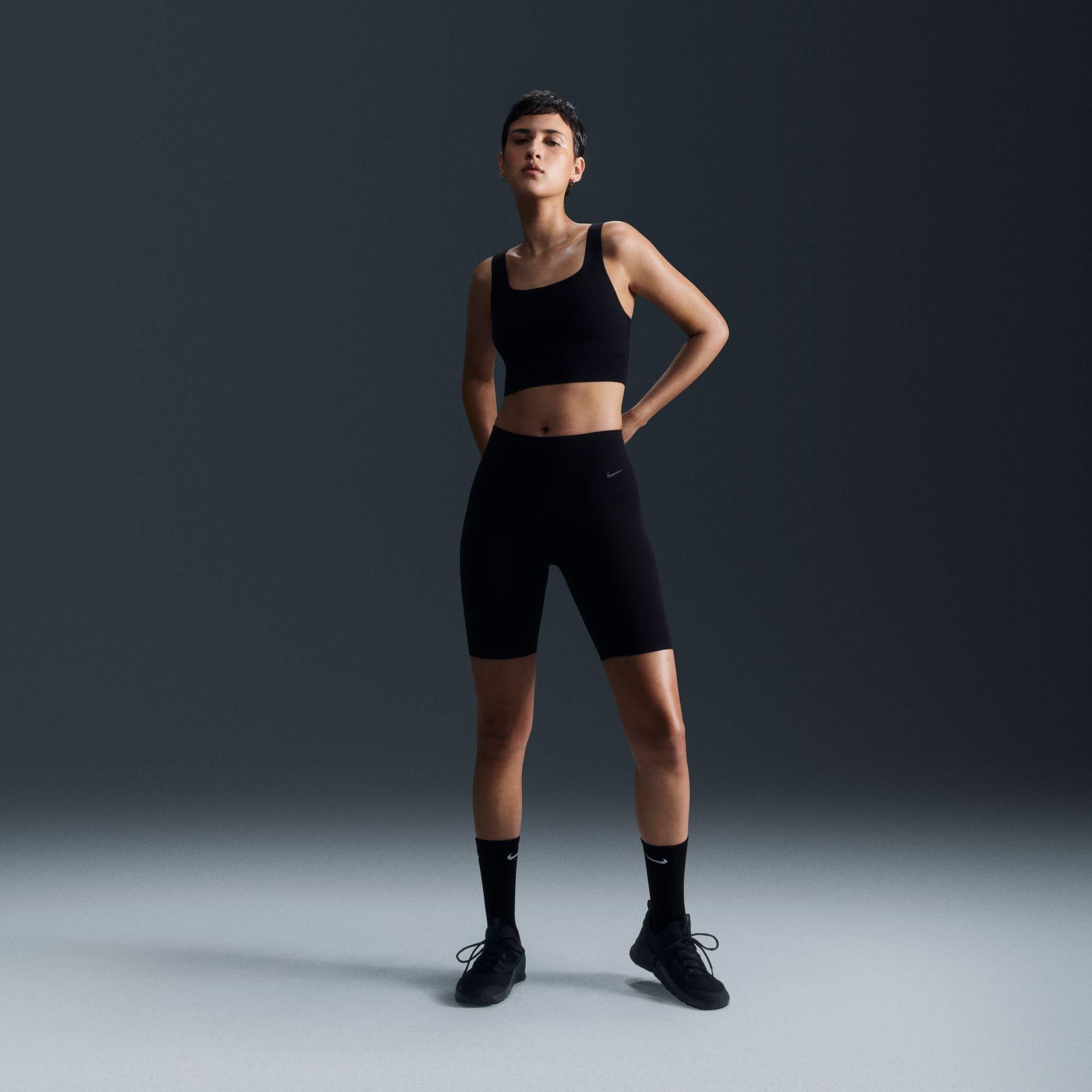 Black/Sail - Nike - Women's Non Wired Medium Impact Sports Bra - 7