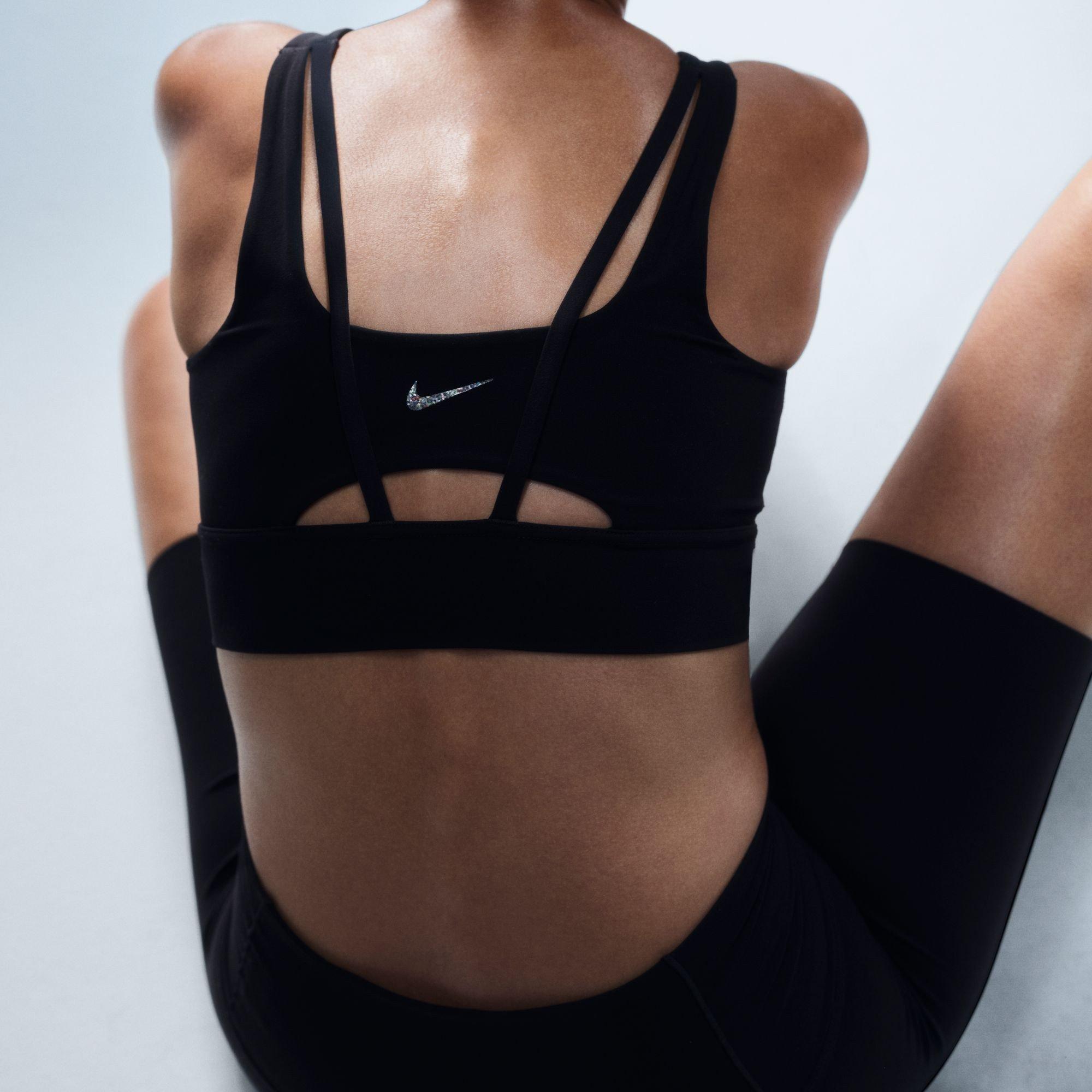 Black/Sail - Nike - Women's Non Wired Medium Impact Sports Bra - 9