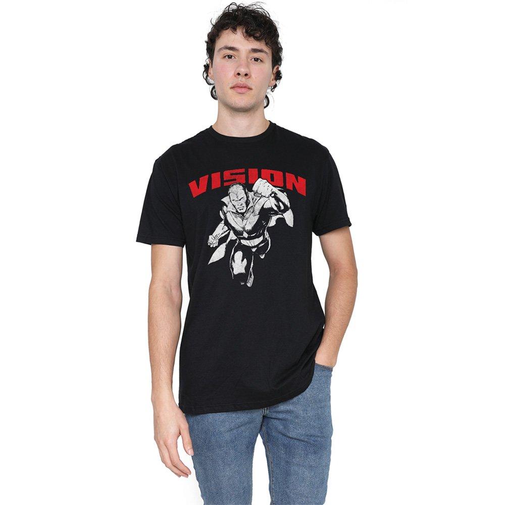Black - Marvel - Vision Cotton T-shirt - 1
