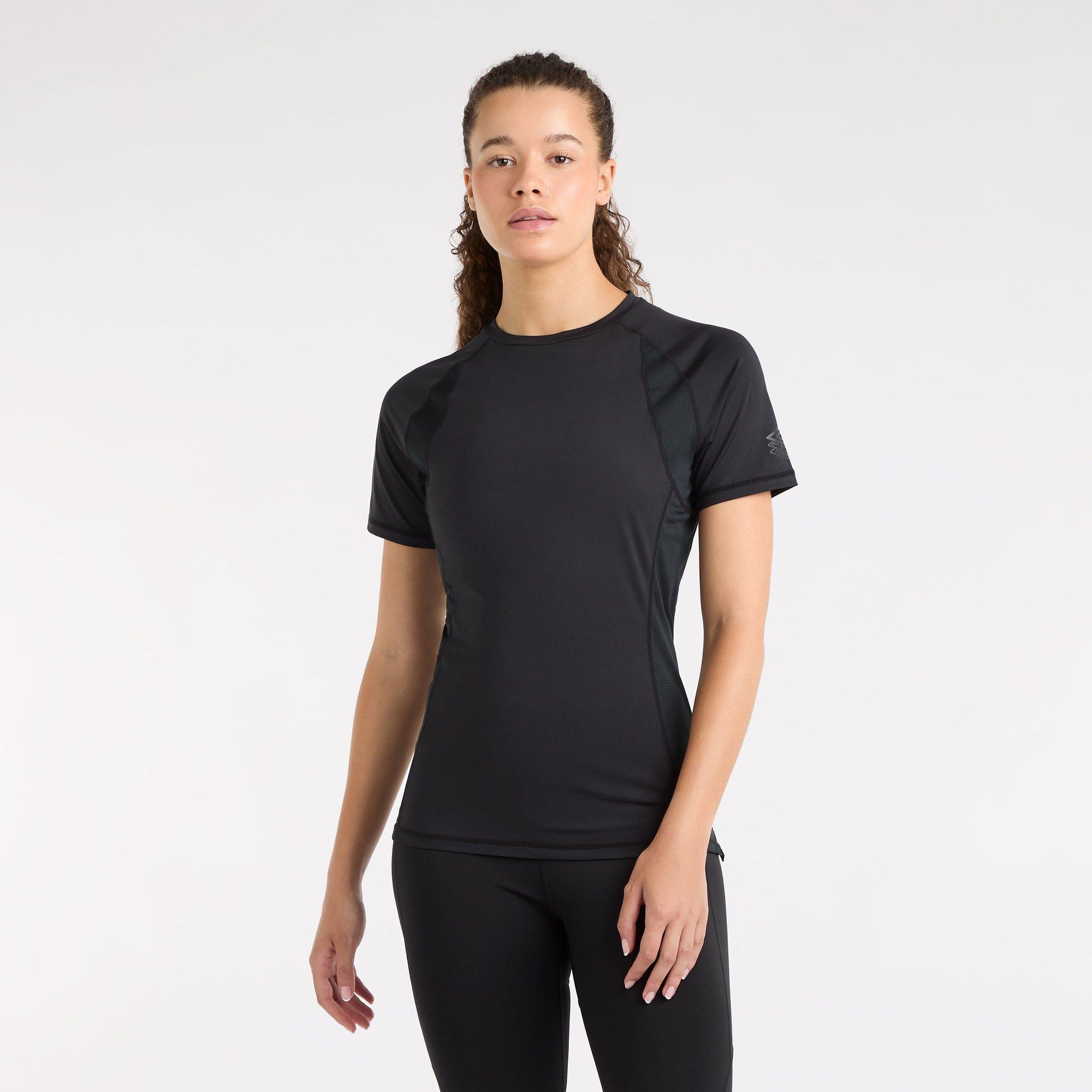 Black - Umbro - Short-Sleeve Performance Gym Top - 2