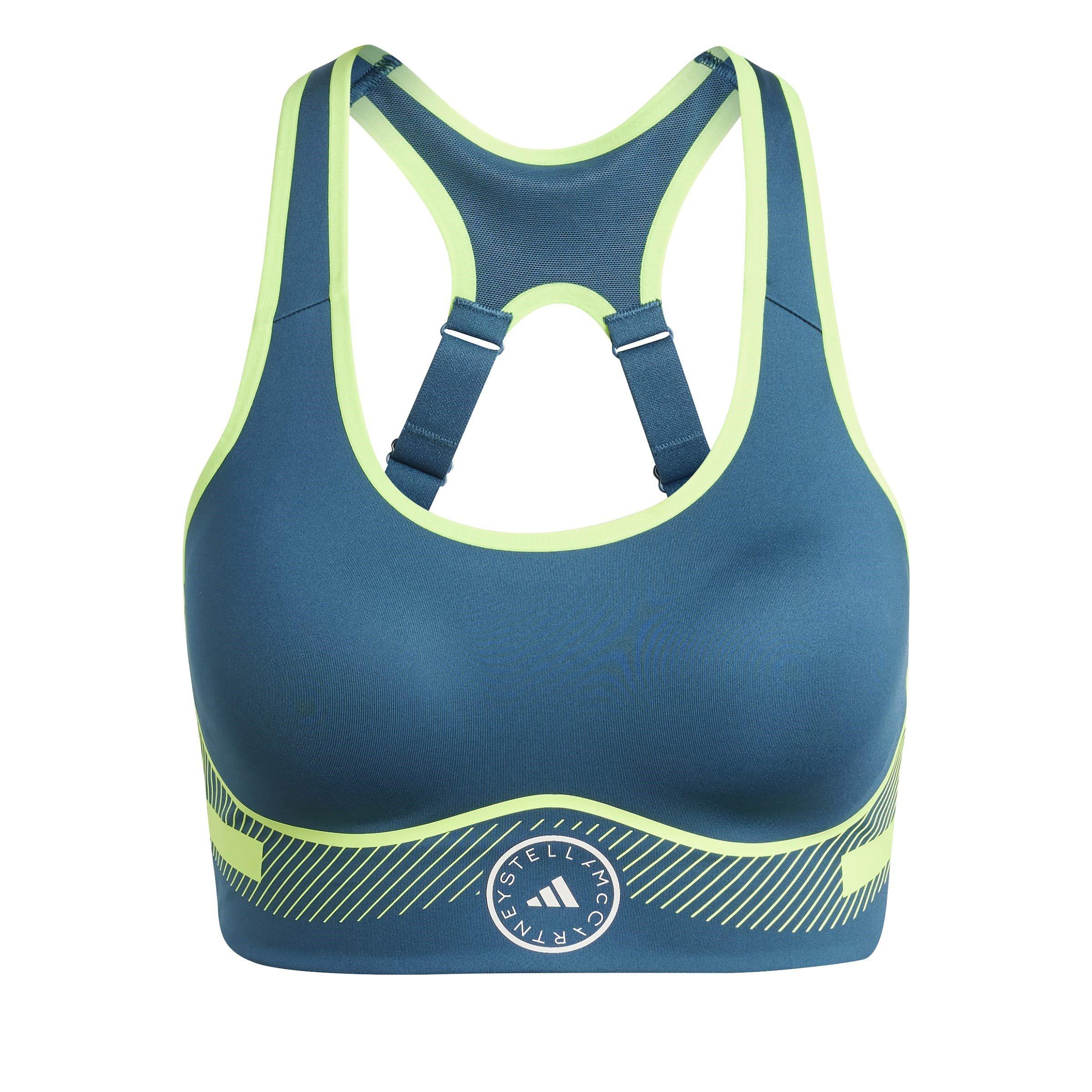 Adidas Women's Medium Impact Sports Bra - Tech Mineral - 2XS A-B